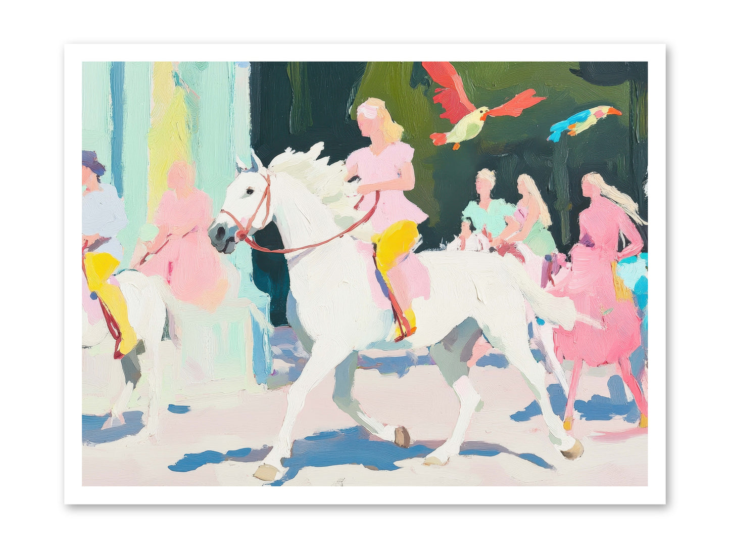 Wild Card -- Loose Canvas Print 32x24