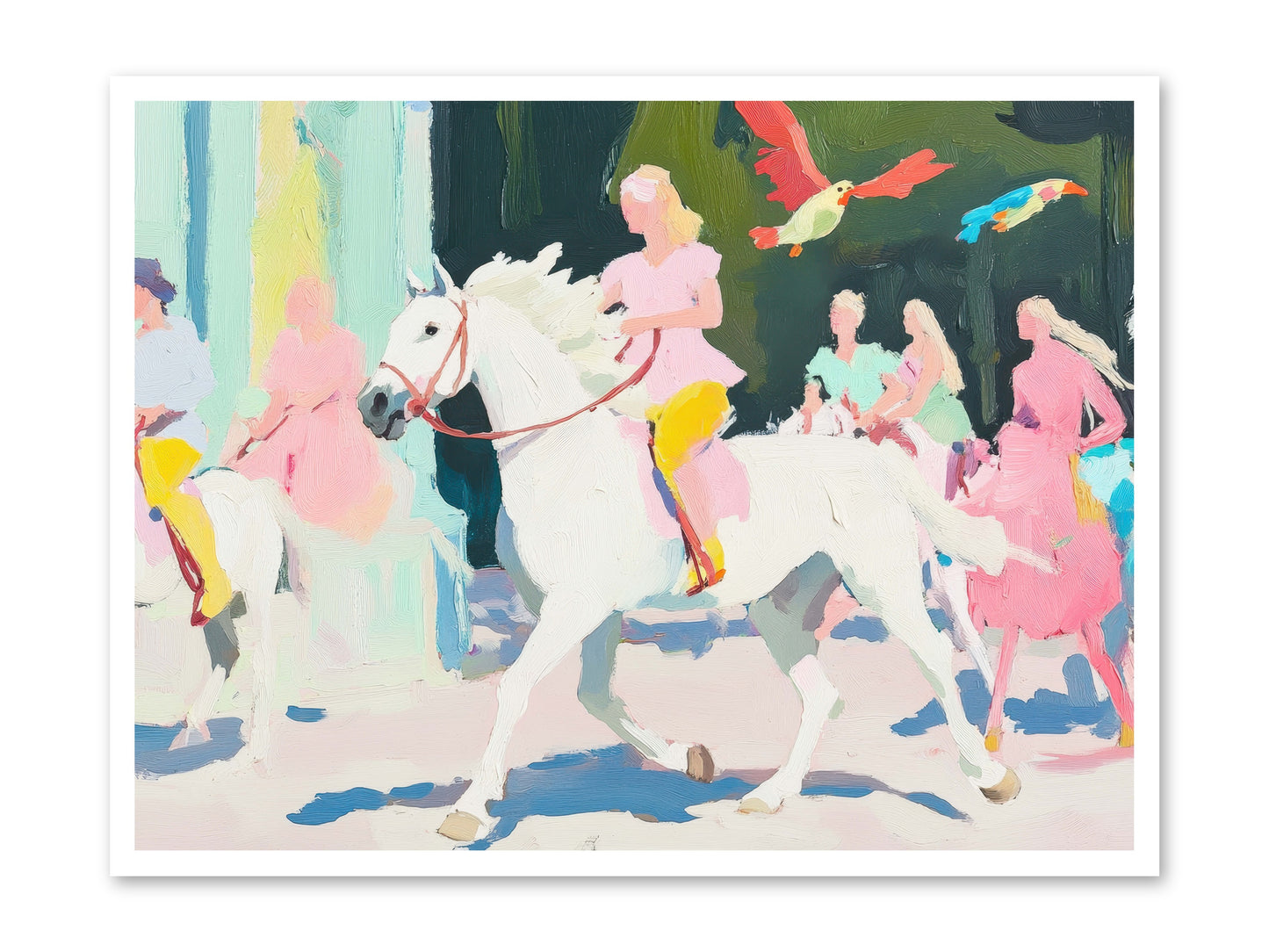 Wild Card -- Loose Canvas Print 40x30