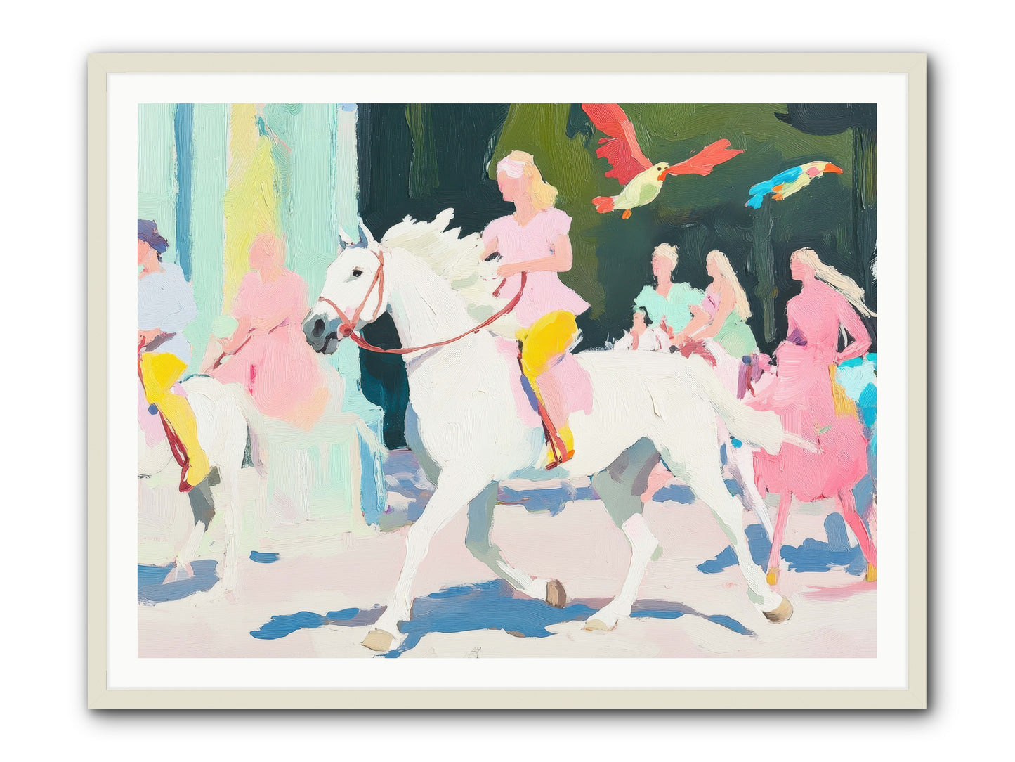 Wild Card -- Framed Print - White 48x36