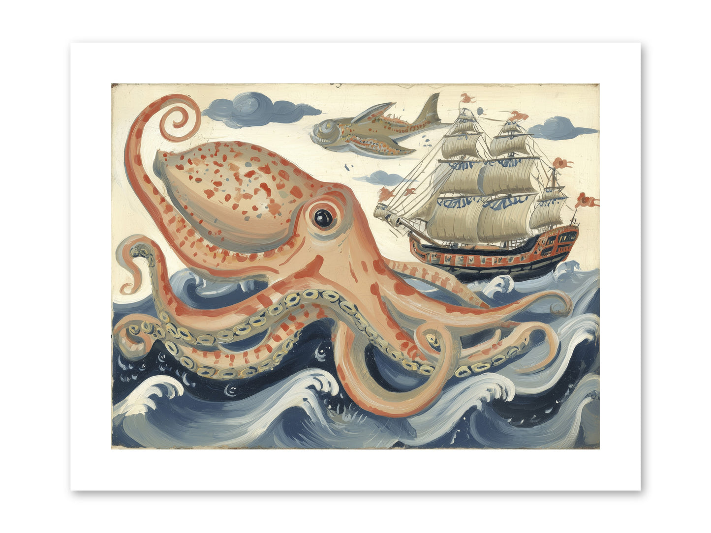Wild Current -- Loose Canvas Print 12x9