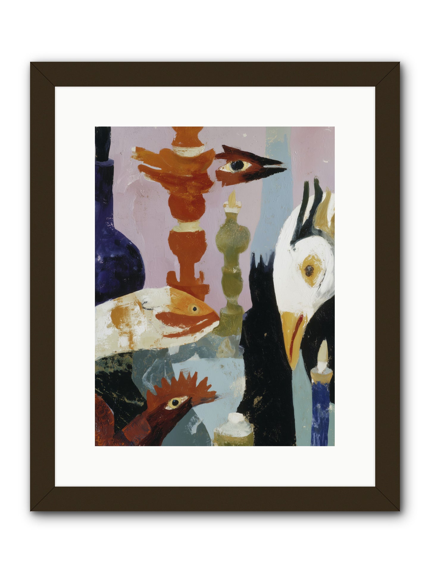 Wild Ember Days -- Framed Print - Black 12x16