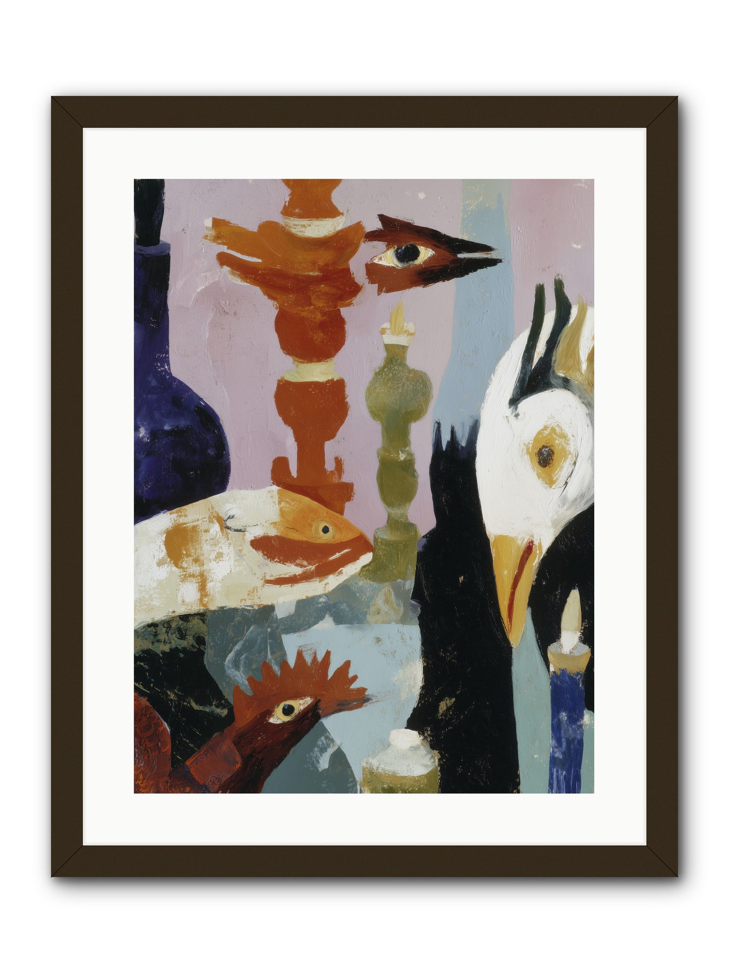 Wild Ember Days -- Framed Print - Black 18x24