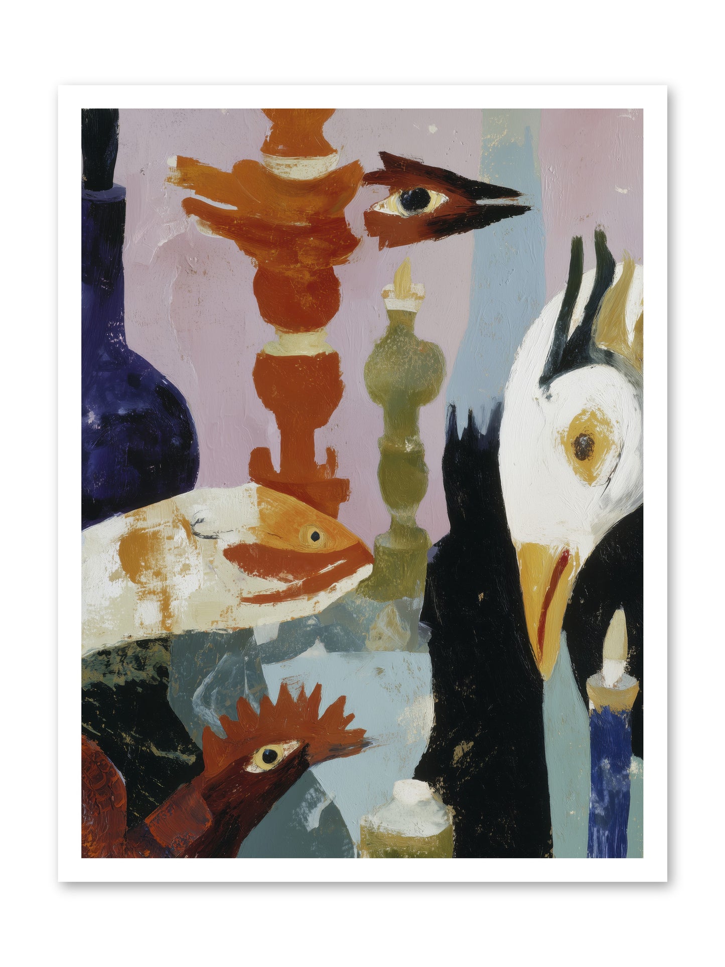 Wild Ember Days -- Loose Canvas Print 24x32