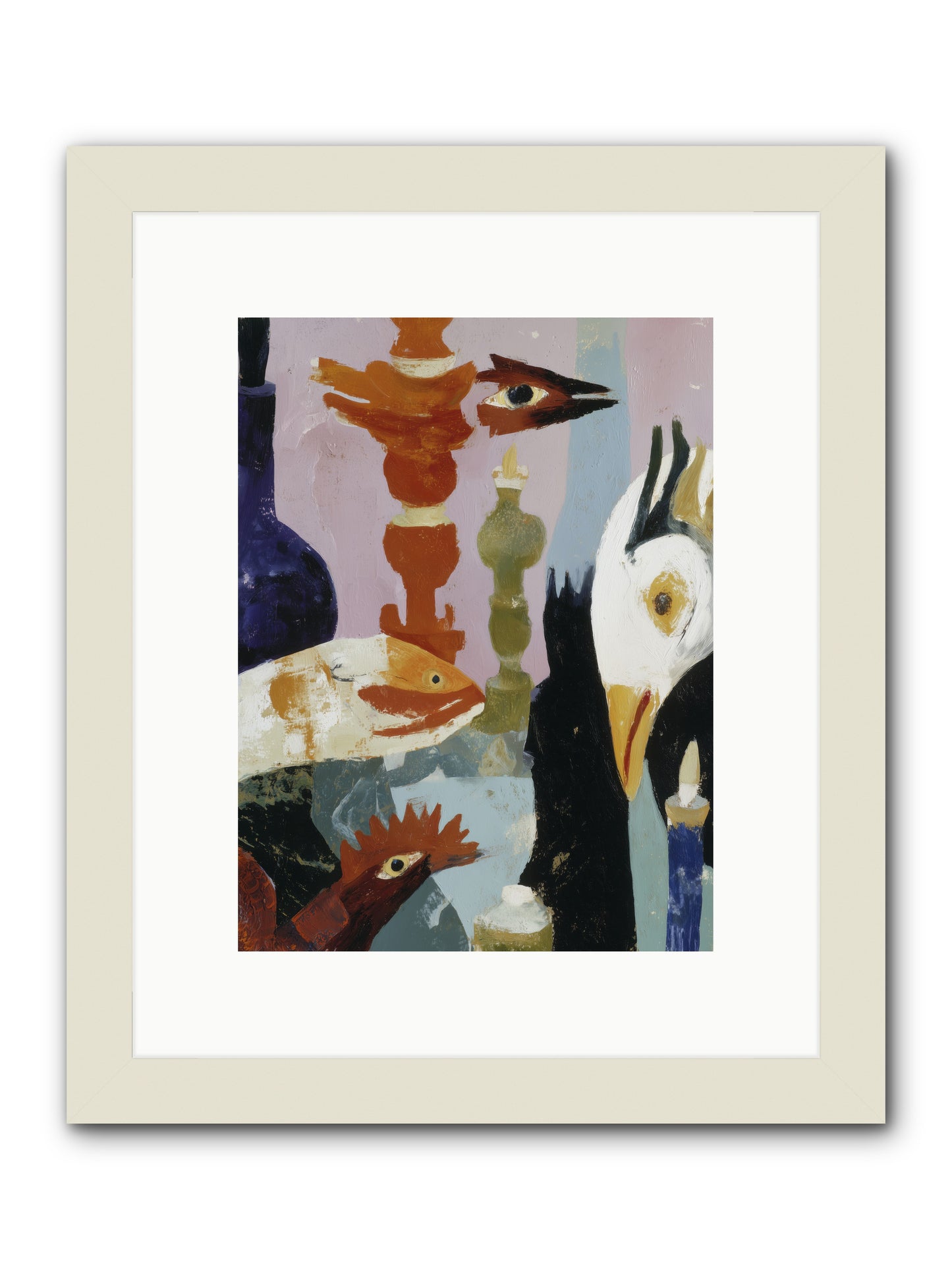 Wild Ember Days -- Framed Print - White 9x12