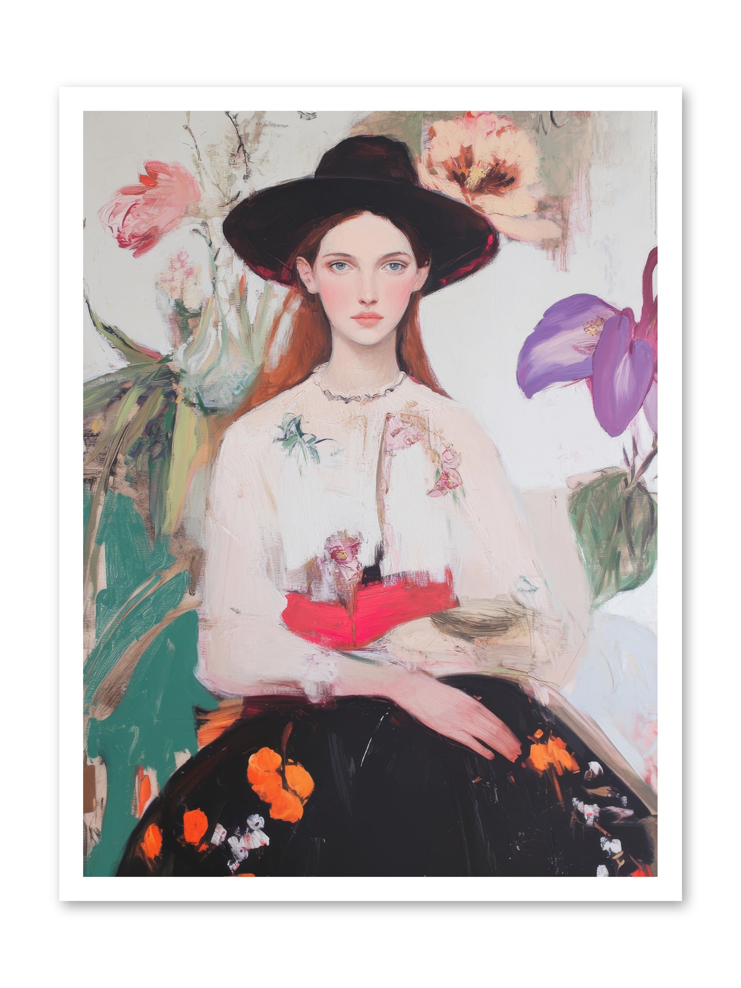Wild Heart -- Loose Canvas Print 24x32