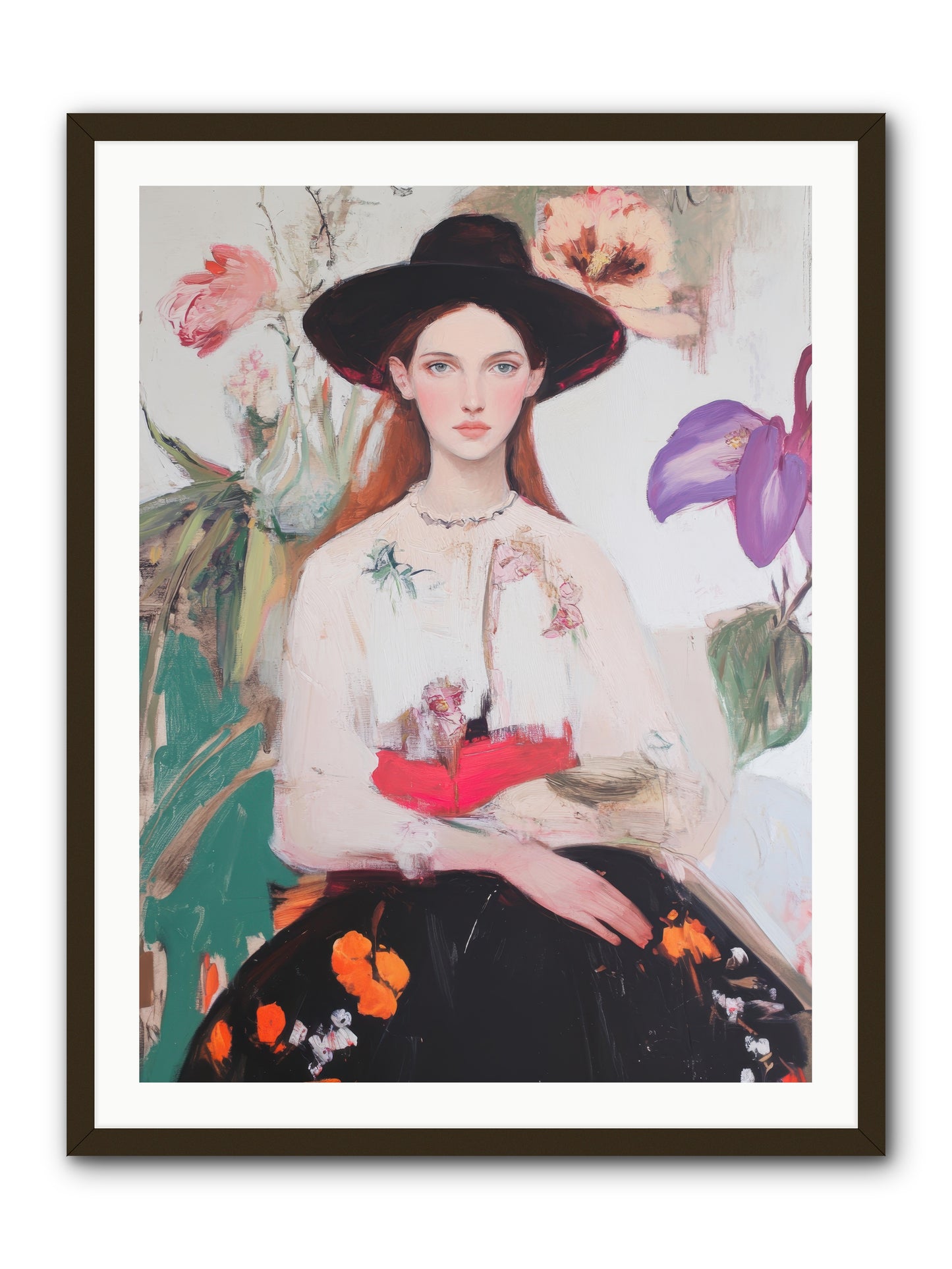 Wild Heart -- Framed Print - Black 30x40
