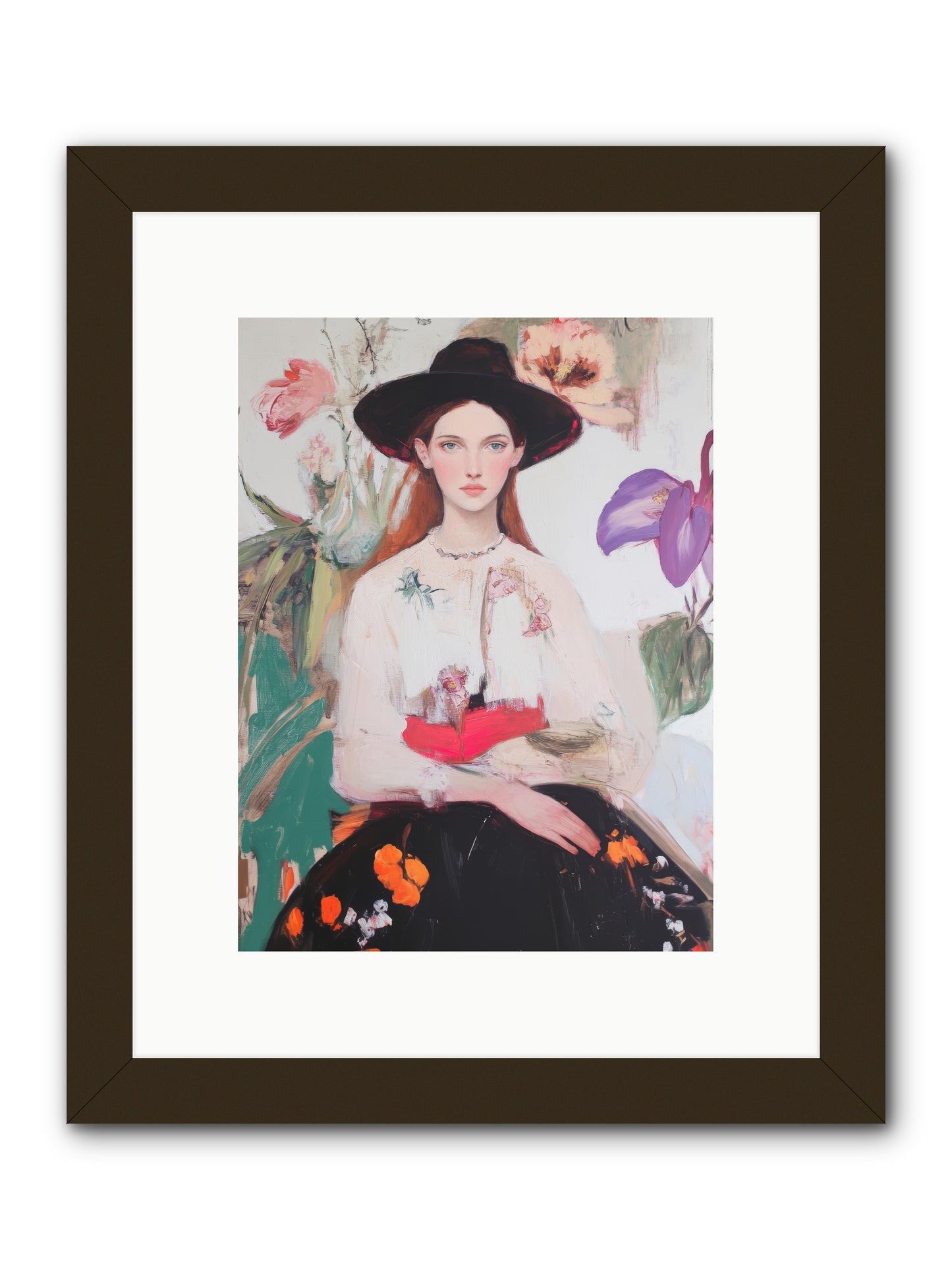 Wild Heart -- Framed Print - Black 9x12