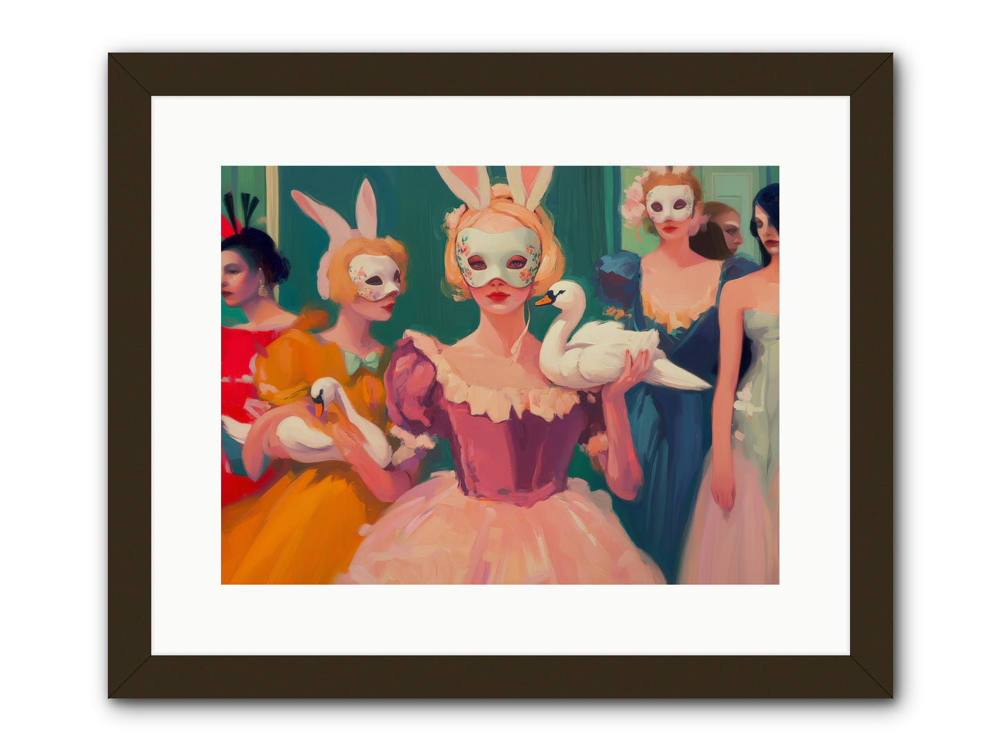 Wild Heart RisingRez2 -- Framed Print - Black 16x12