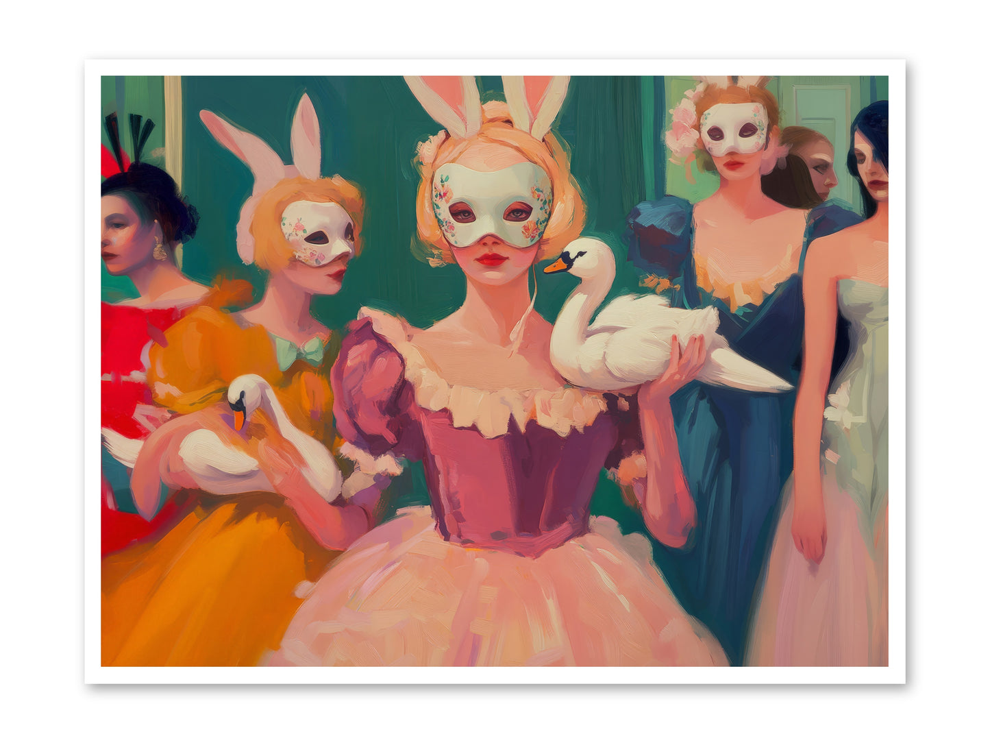 Wild Heart RisingRez2 -- Loose Canvas Print 48x36