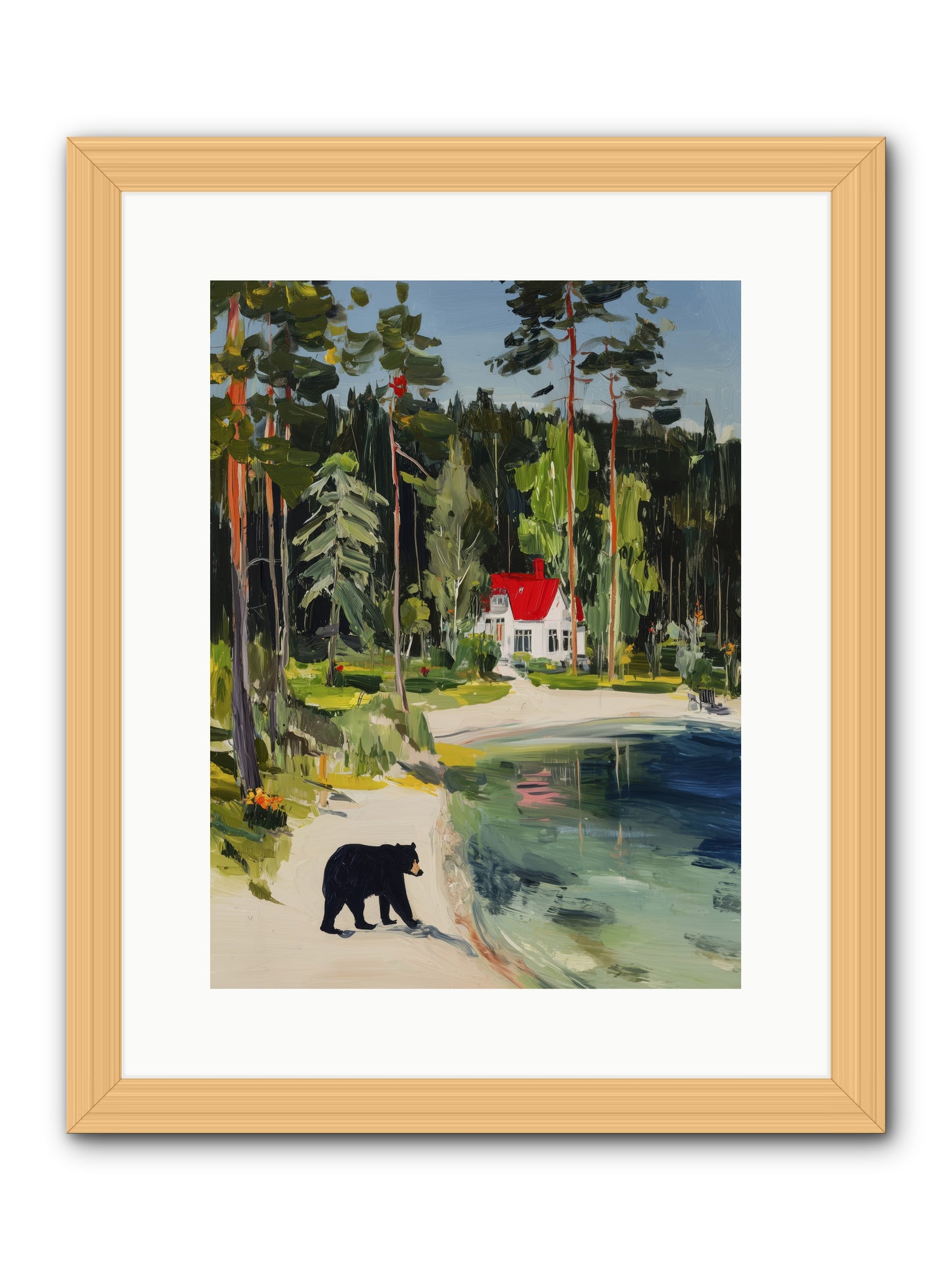 Wild Heart Wanderer -- Framed Print - Natural 12x16