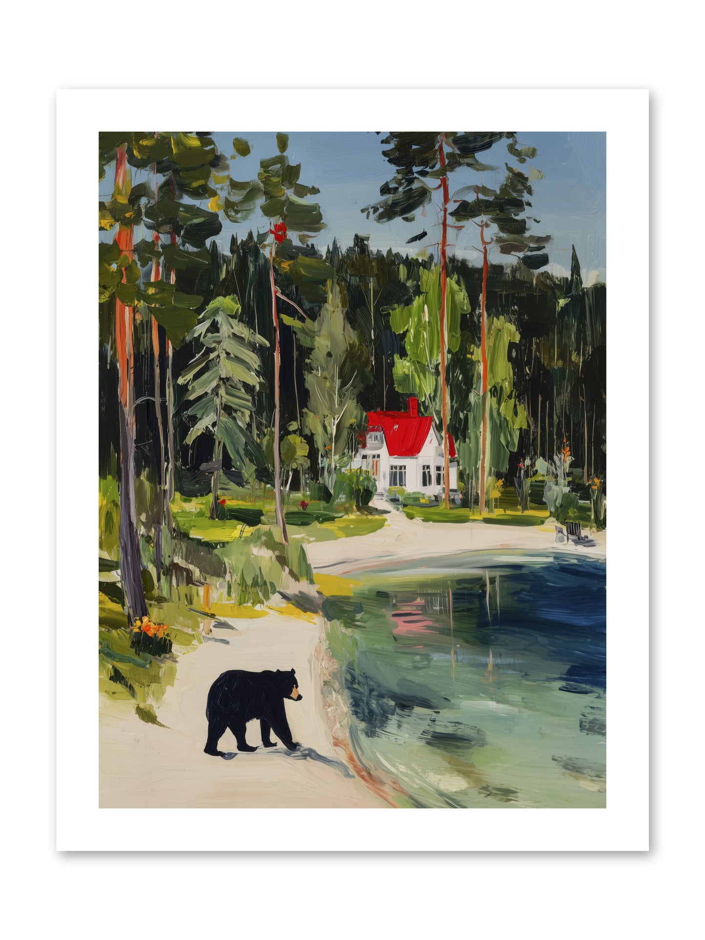 Wild Heart Wanderer -- Loose Canvas Print 12x16