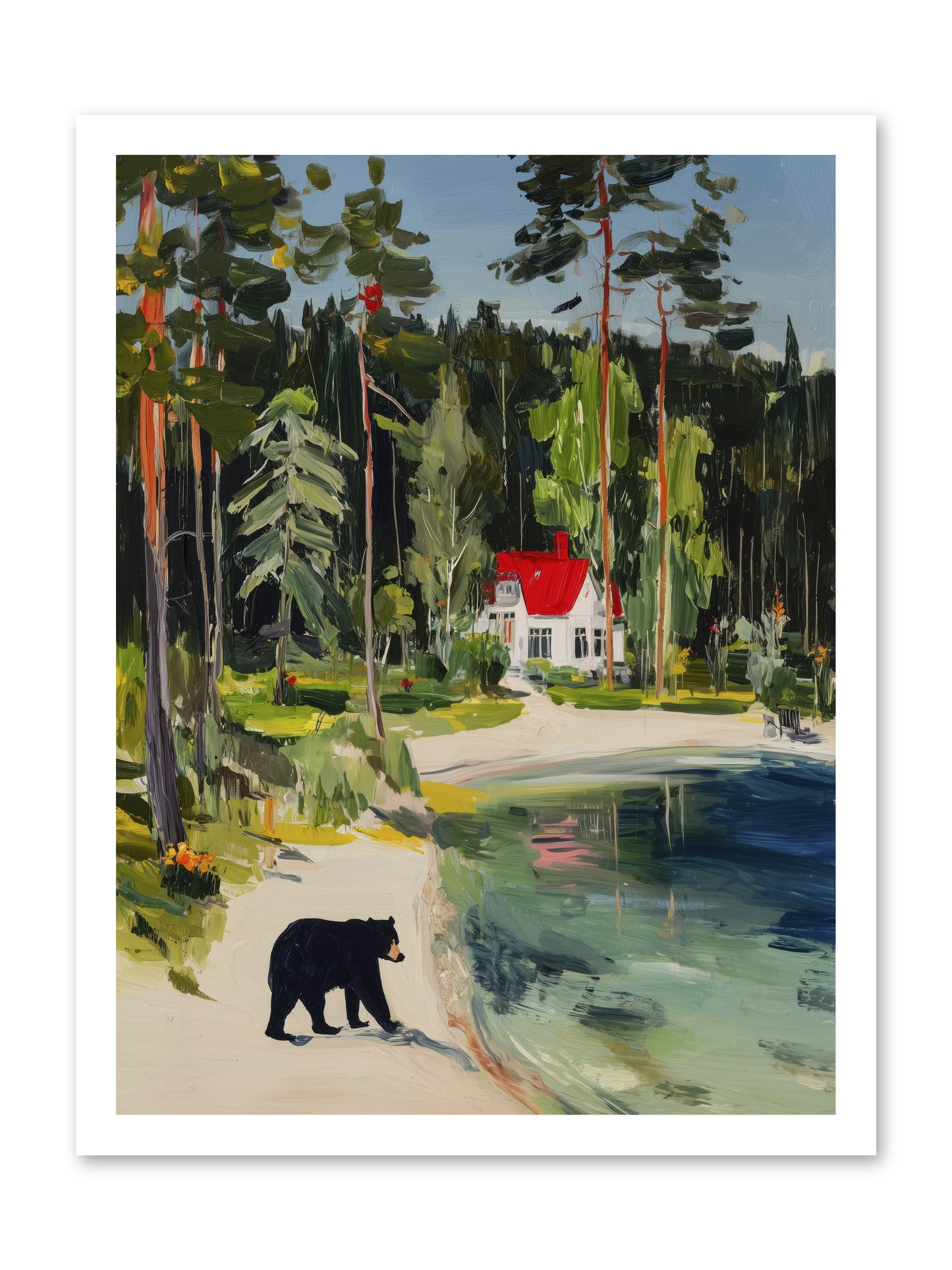Wild Heart Wanderer -- Loose Canvas Print 18x24