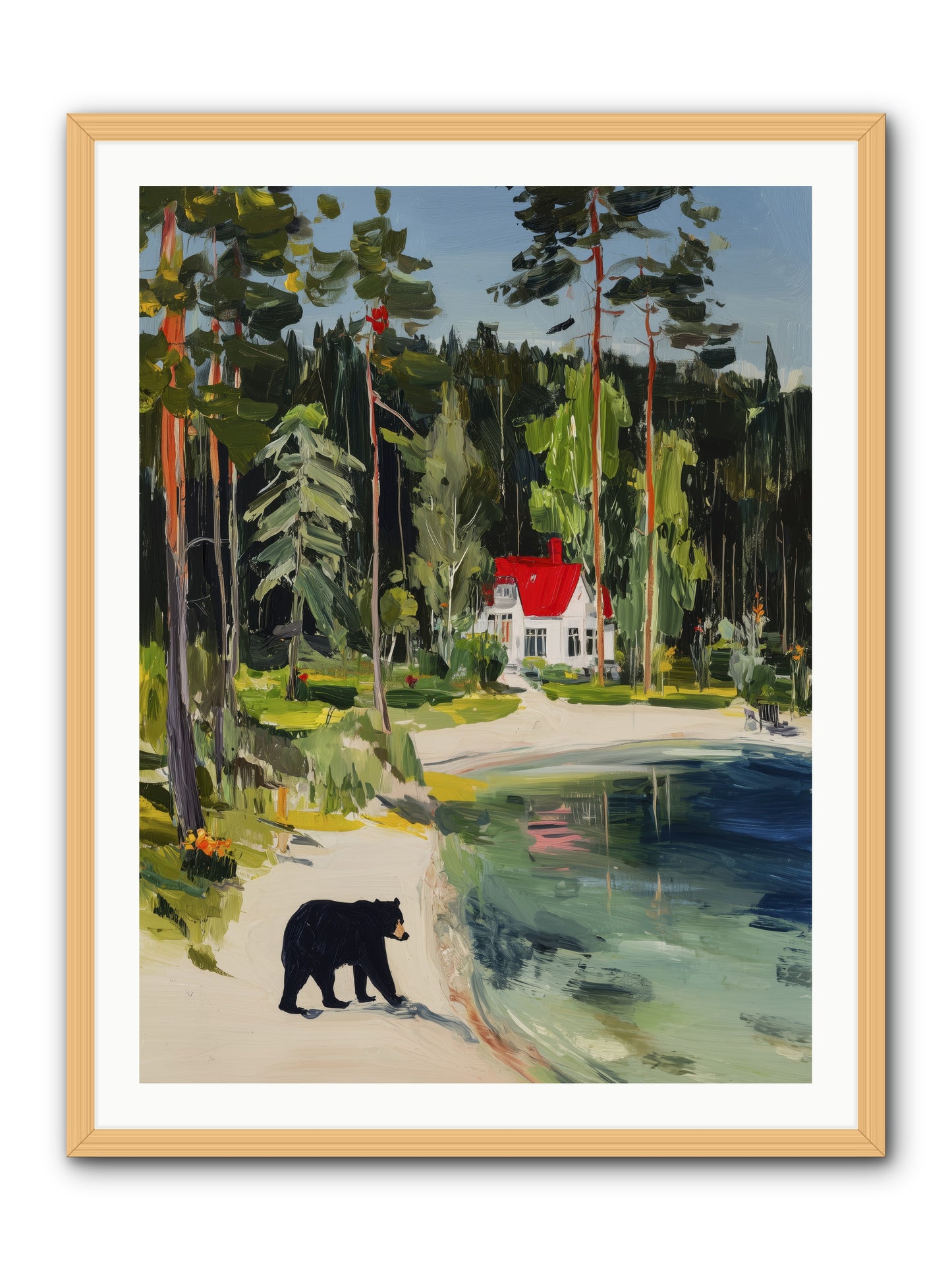 Wild Heart Wanderer -- Framed Print - Natural 30x40