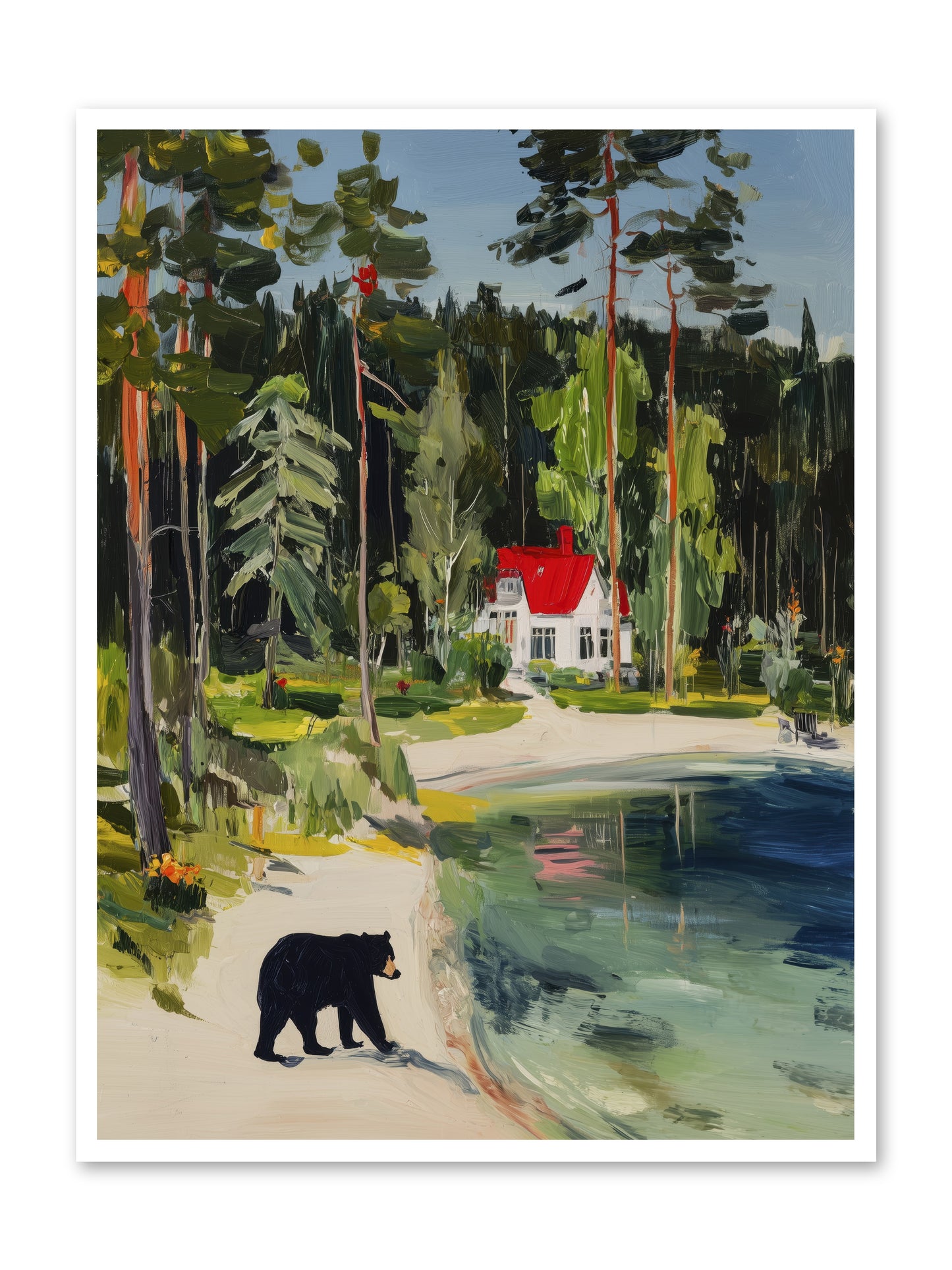 Wild Heart Wanderer -- Loose Canvas Print 36x48
