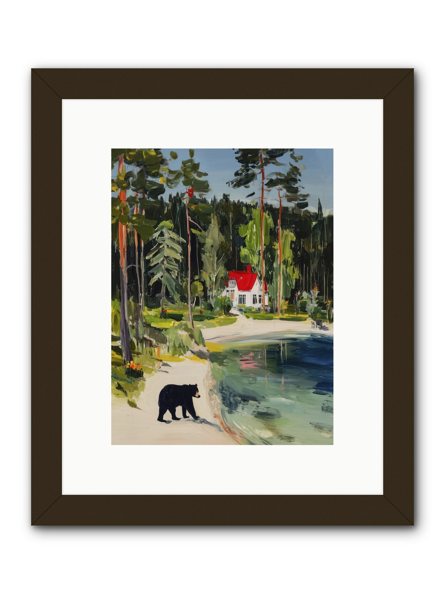 Wild Heart Wanderer -- Framed Print - Black 9x12