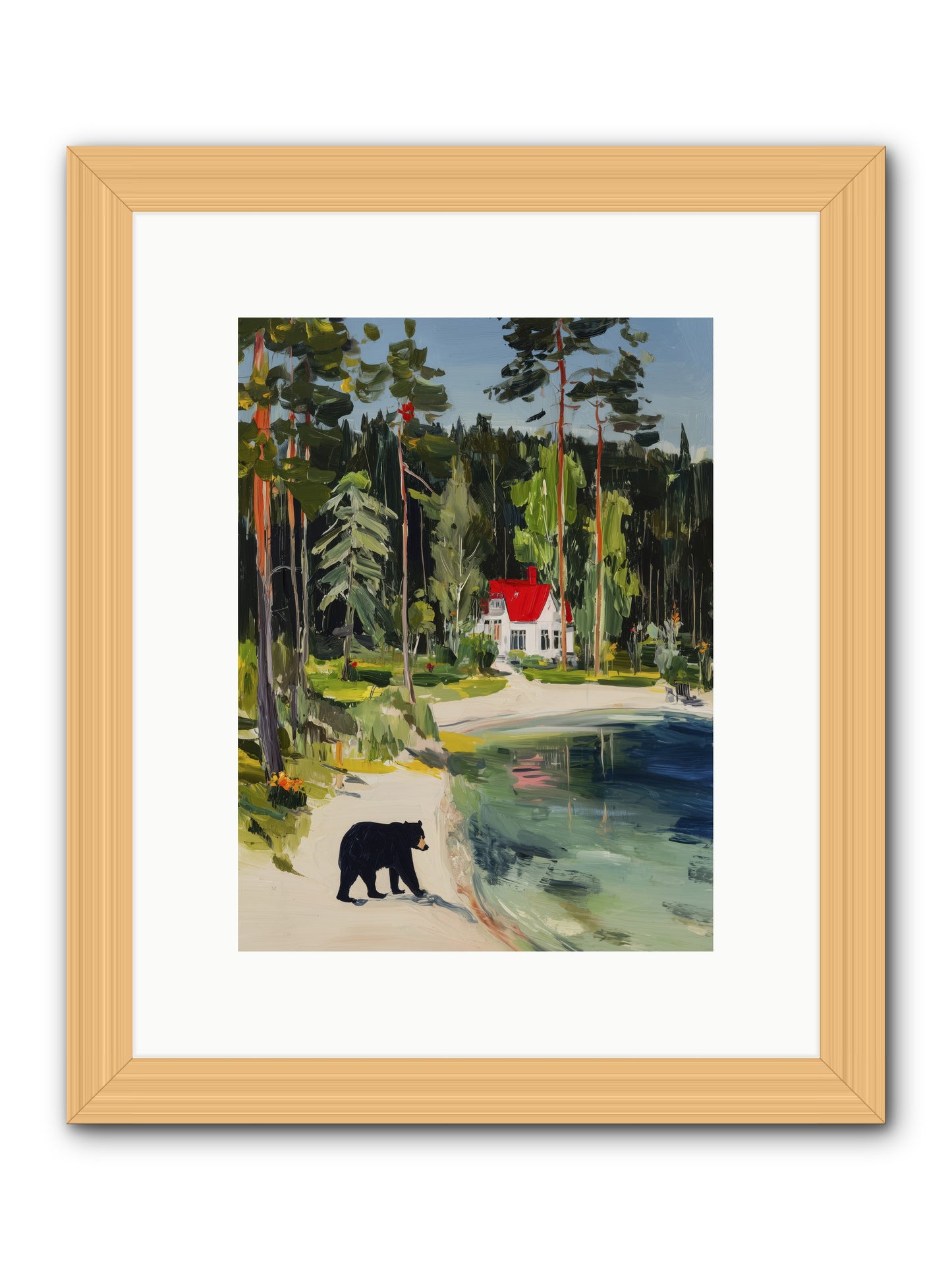 Wild Heart Wanderer -- Framed Print - Natural 9x12