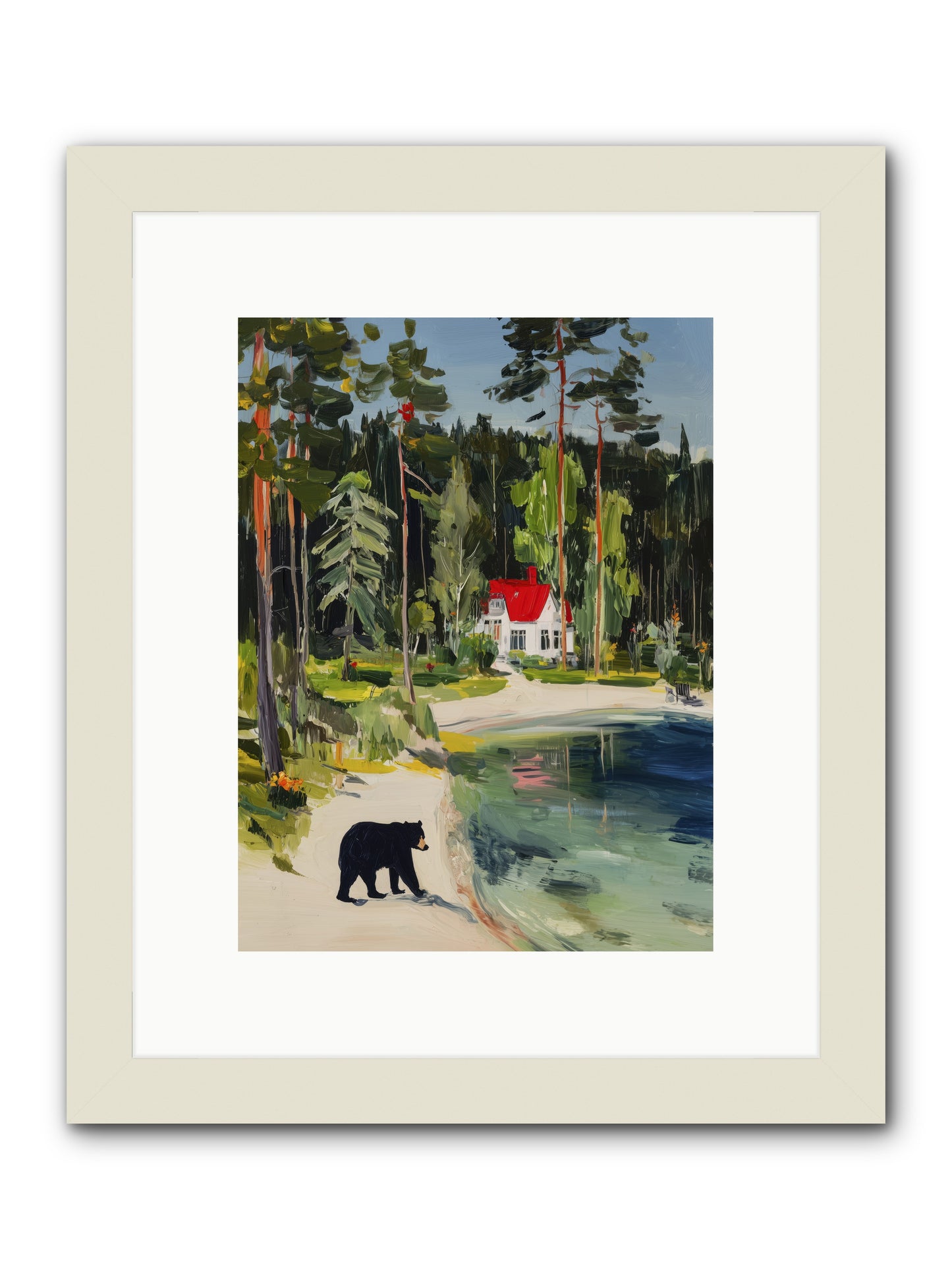 Wild Heart Wanderer -- Framed Print - White 9x12