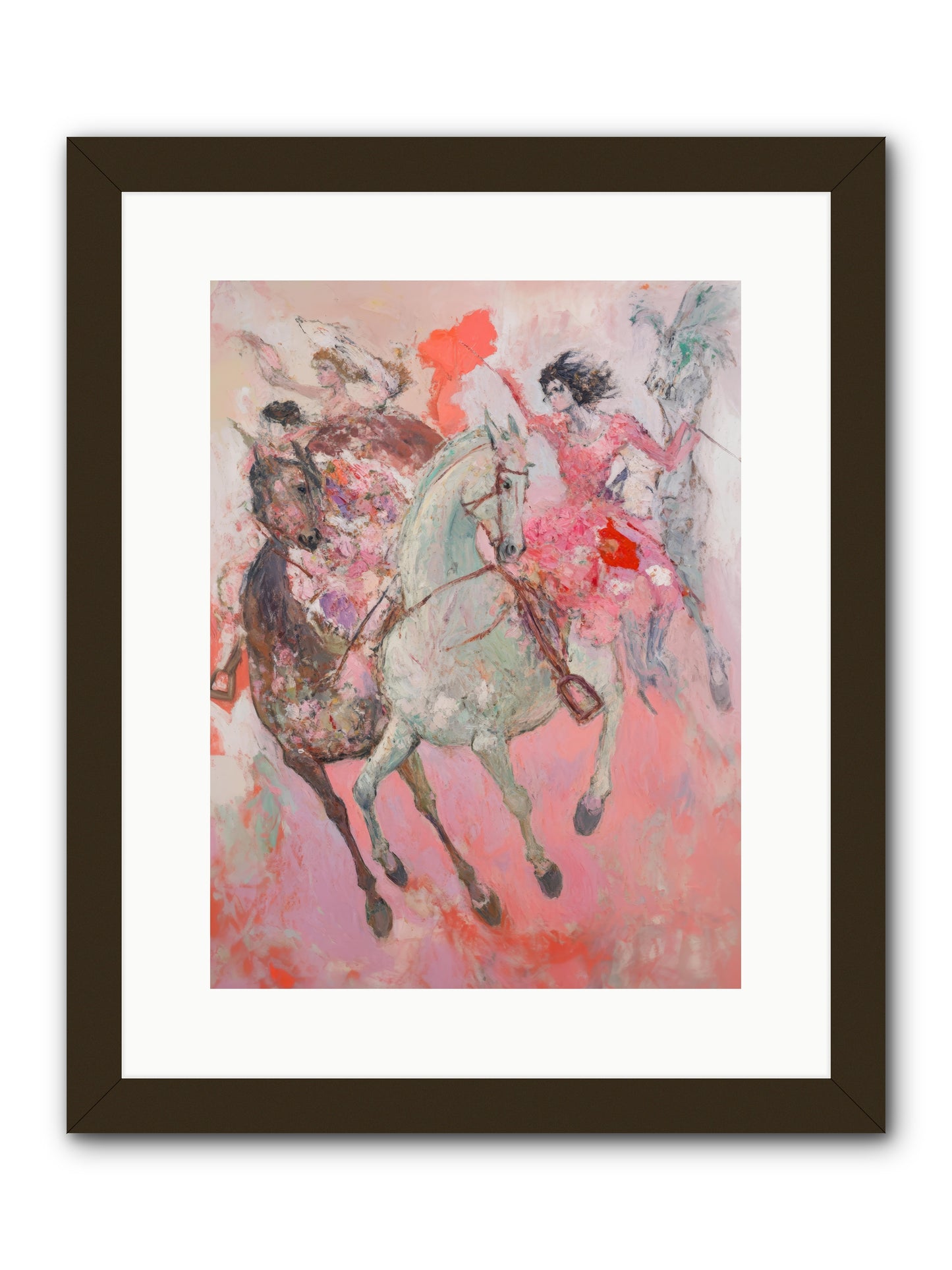 Wild Hearts Gallop -- Framed Print - Black 12x16