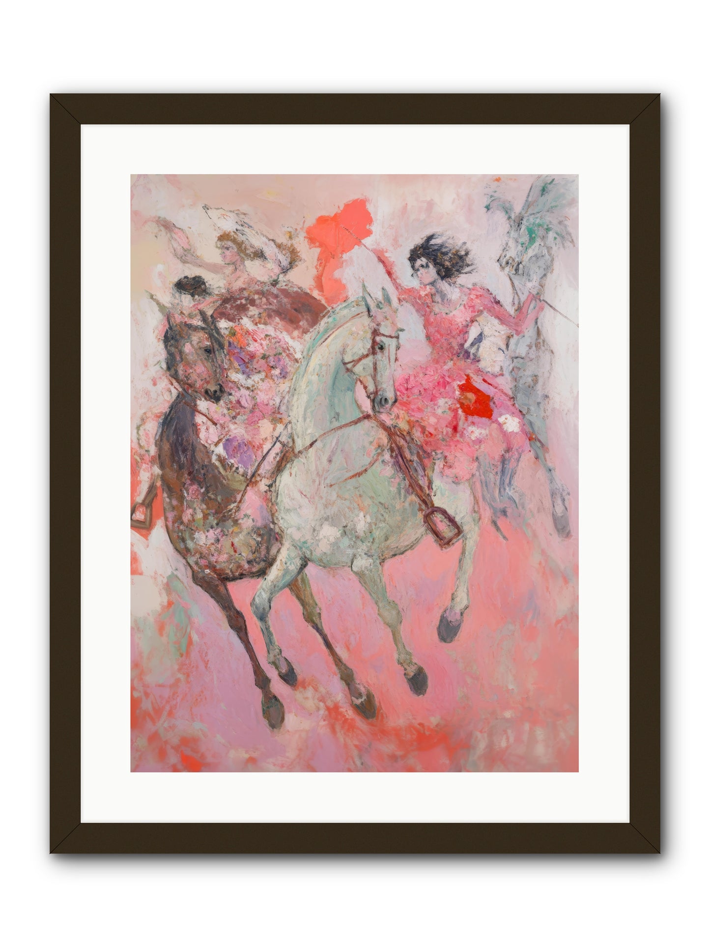 Wild Hearts Gallop -- Framed Print - Black 18x24