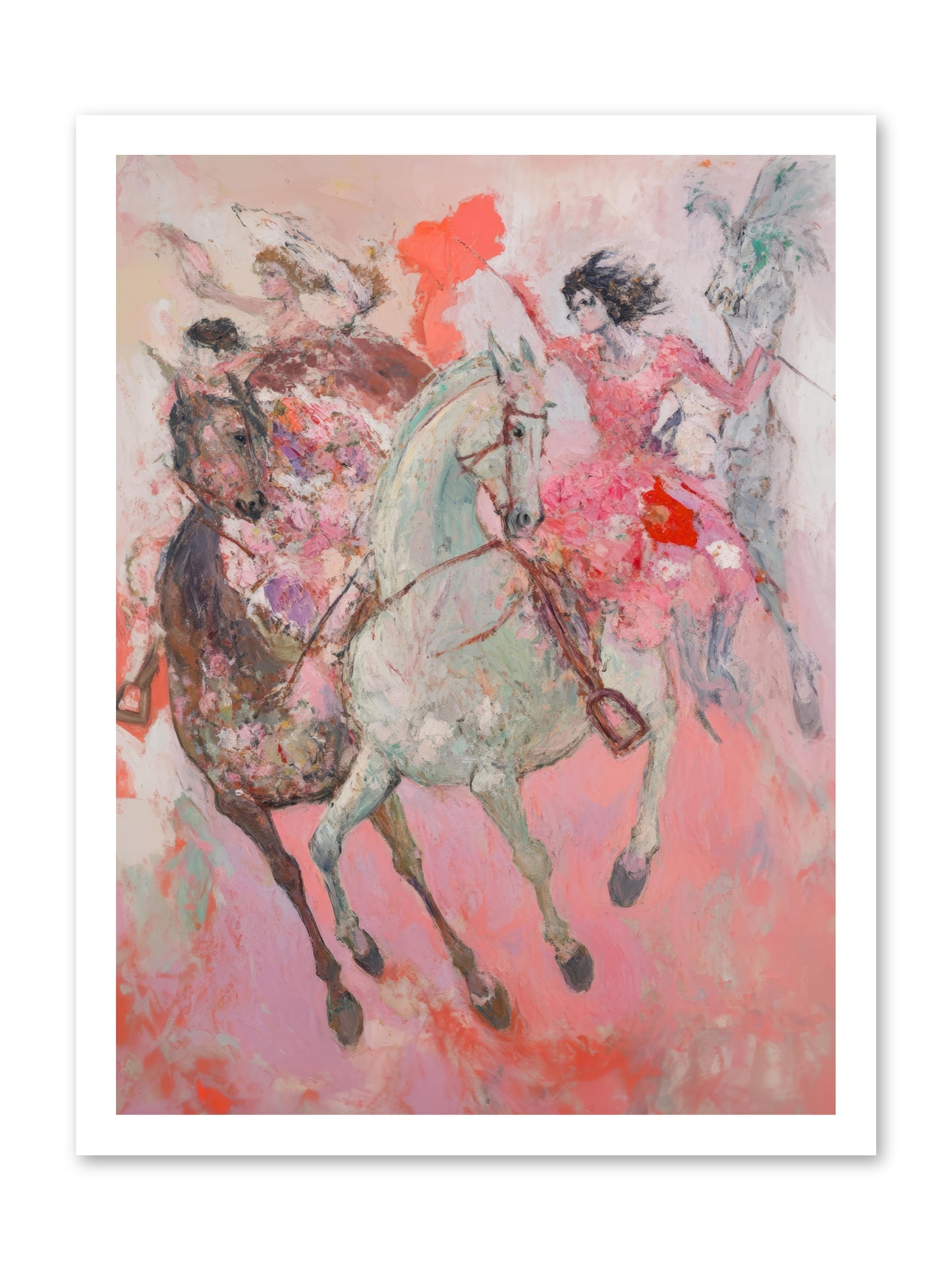 Wild Hearts Gallop -- Loose Canvas Print 18x24
