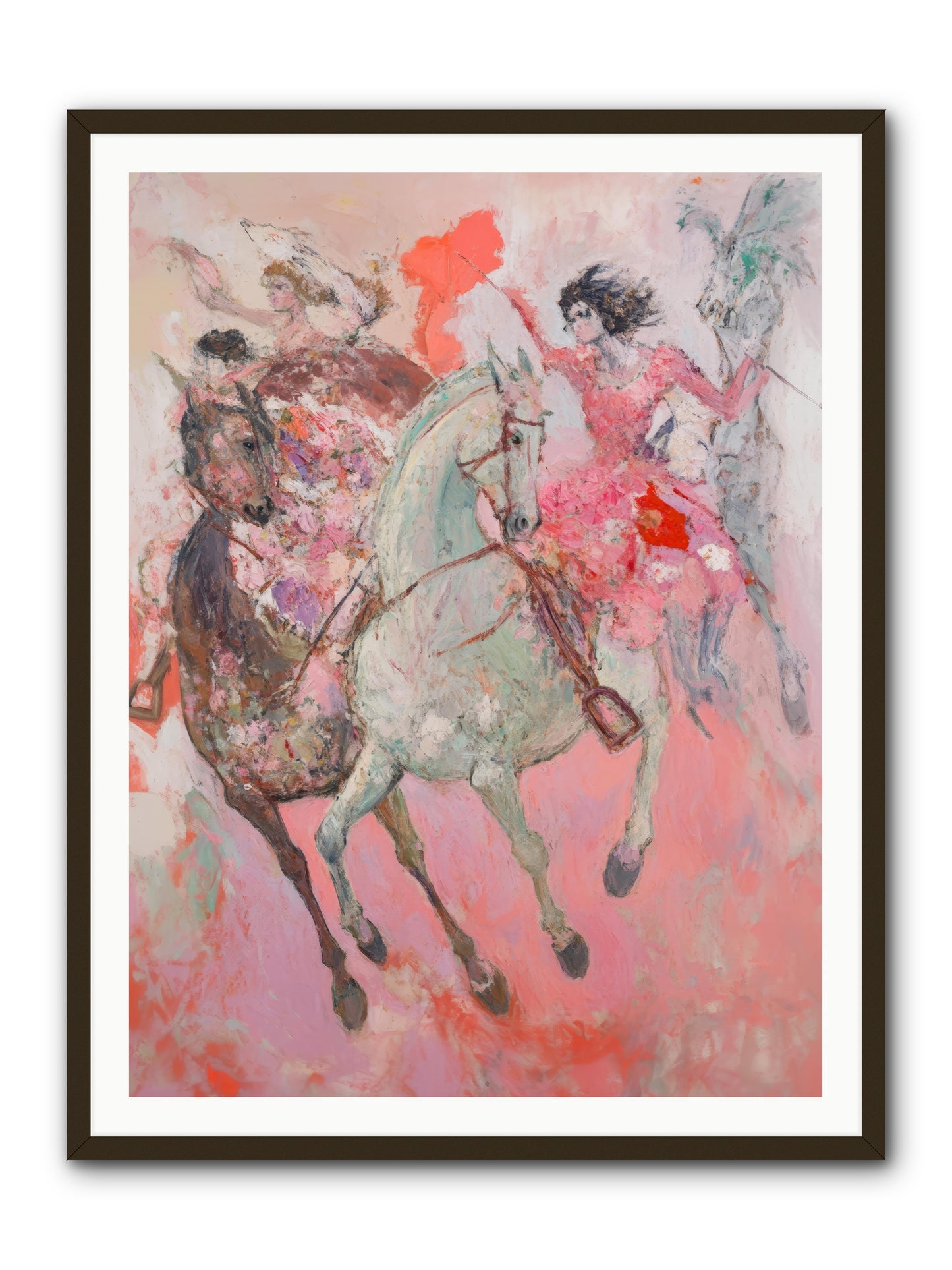 Wild Hearts Gallop -- Framed Print - Black 36x48