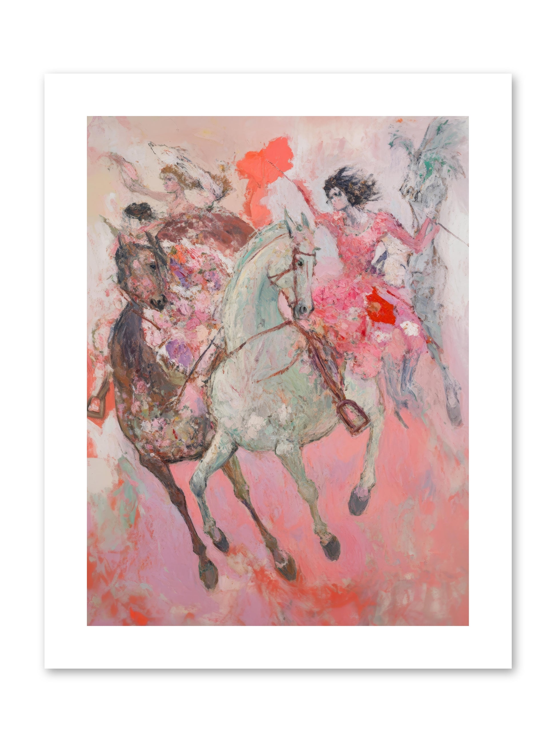 Wild Hearts Gallop -- Paper Print 9x12