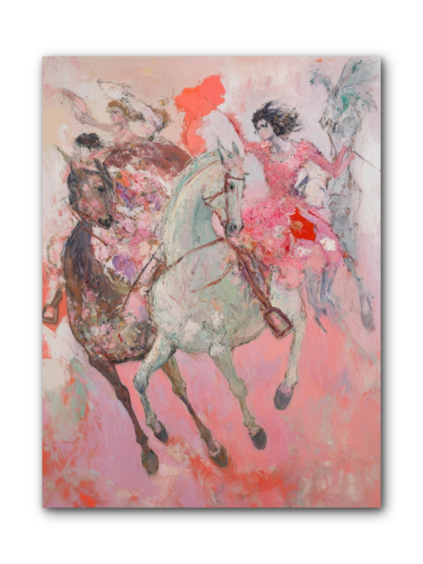 Wild Hearts Gallop -- Wrapped Canvas 9x12