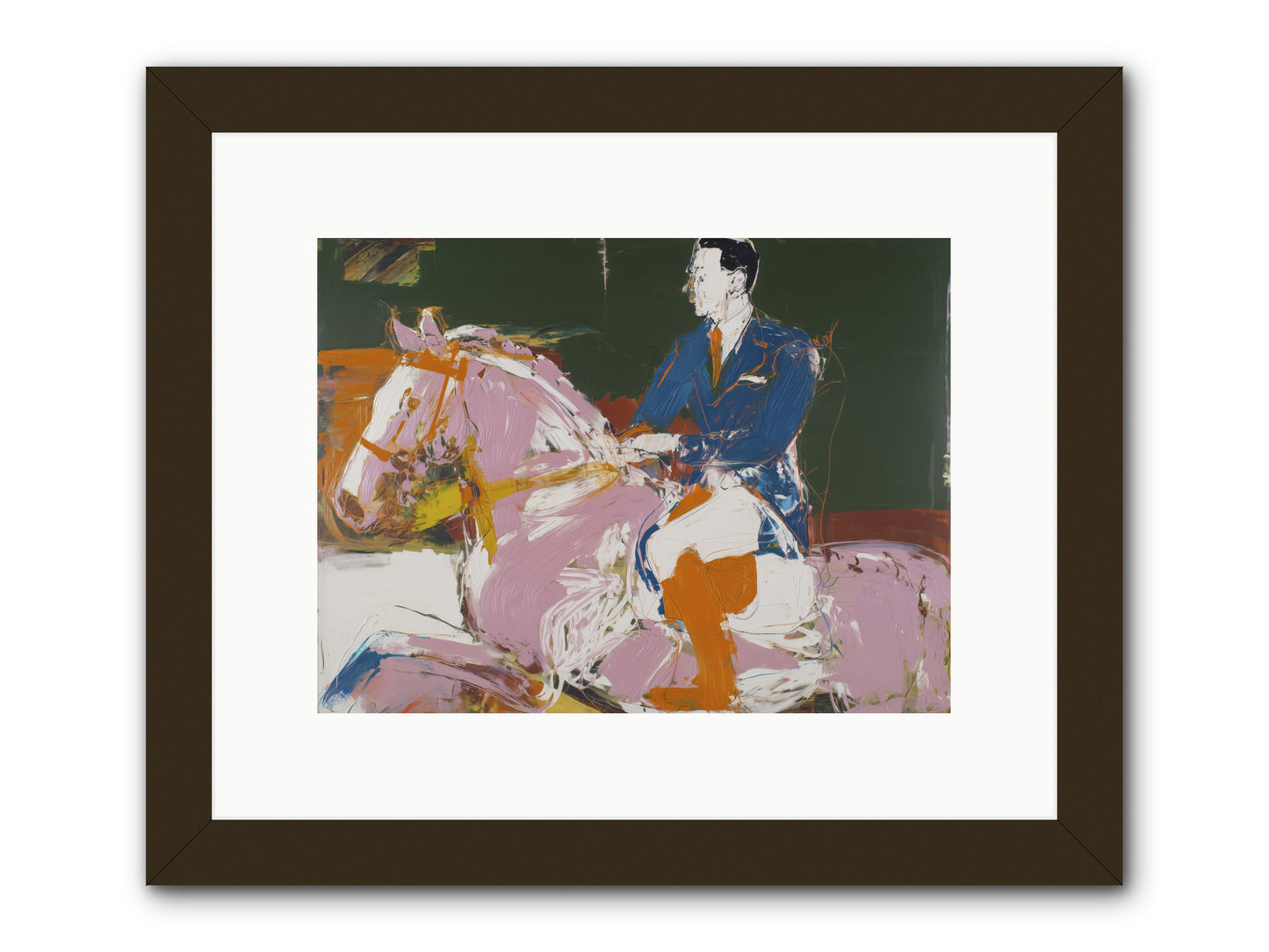 Wild Held Gently -- Framed Print - Black 12x9