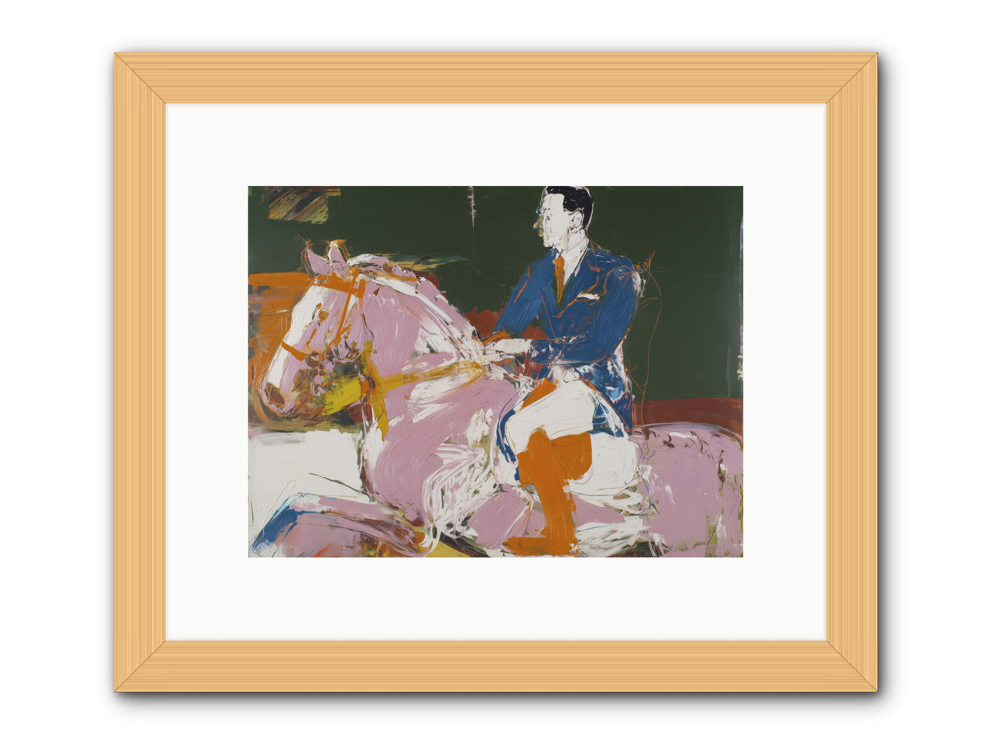 Wild Held Gently -- Framed Print - Natural 12x9