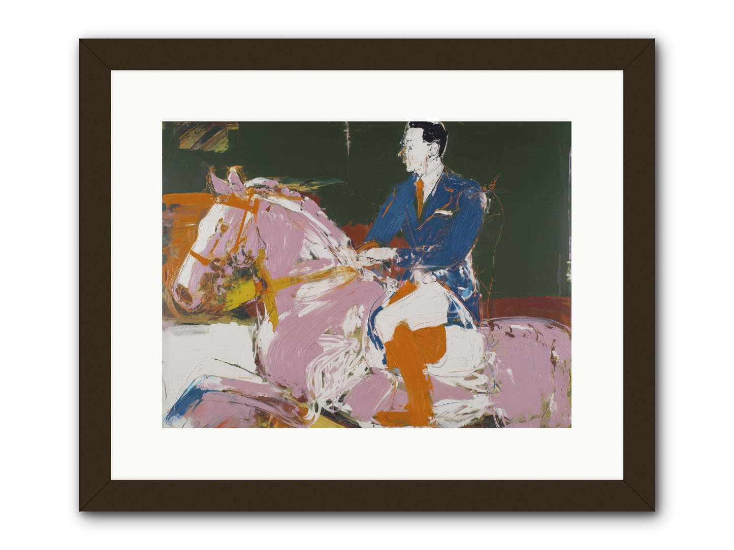 Wild Held Gently -- Framed Print - Black 16x12