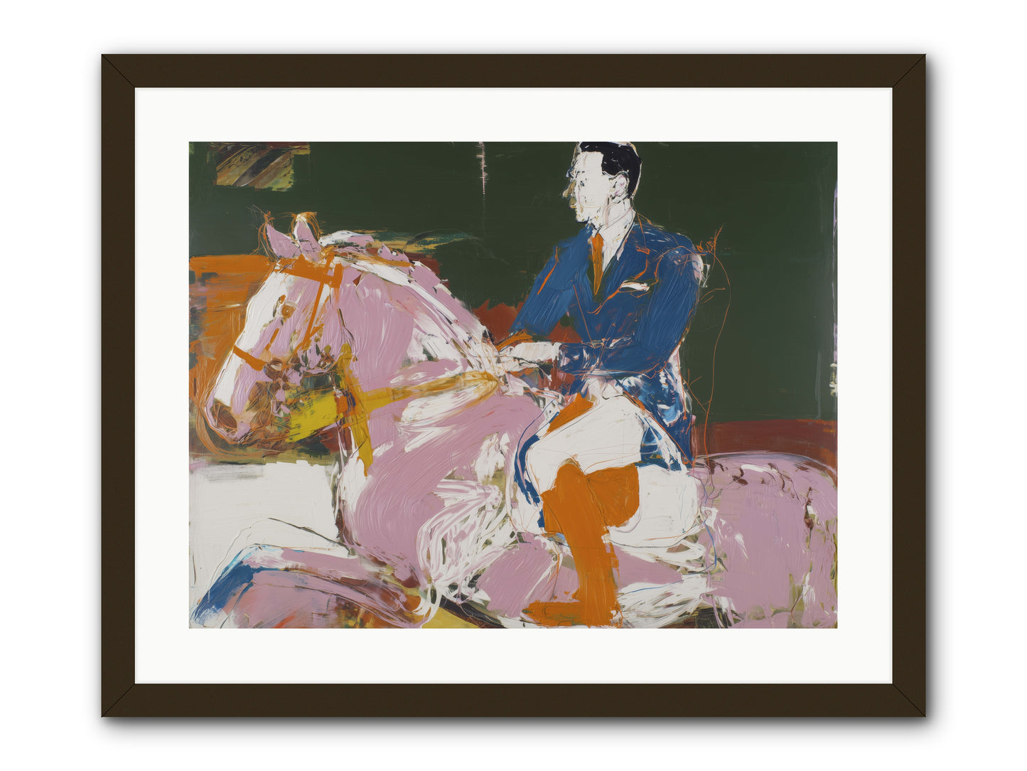 Wild Held Gently -- Framed Print - Black 24x18