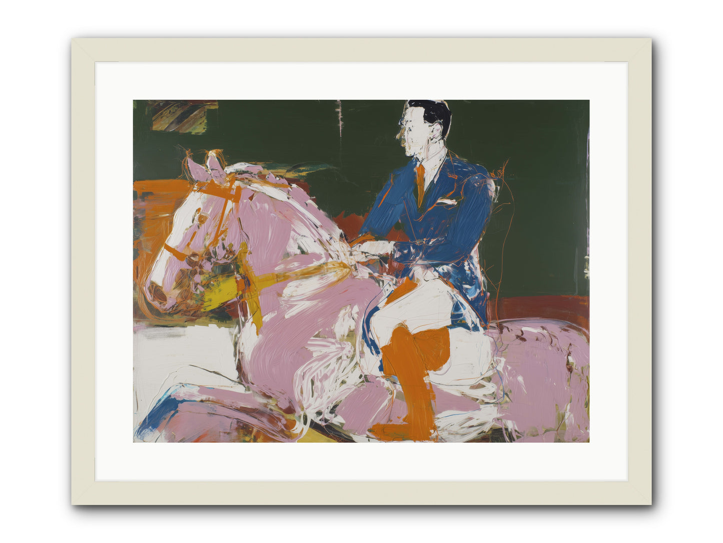 Wild Held Gently -- Framed Print - White 24x18