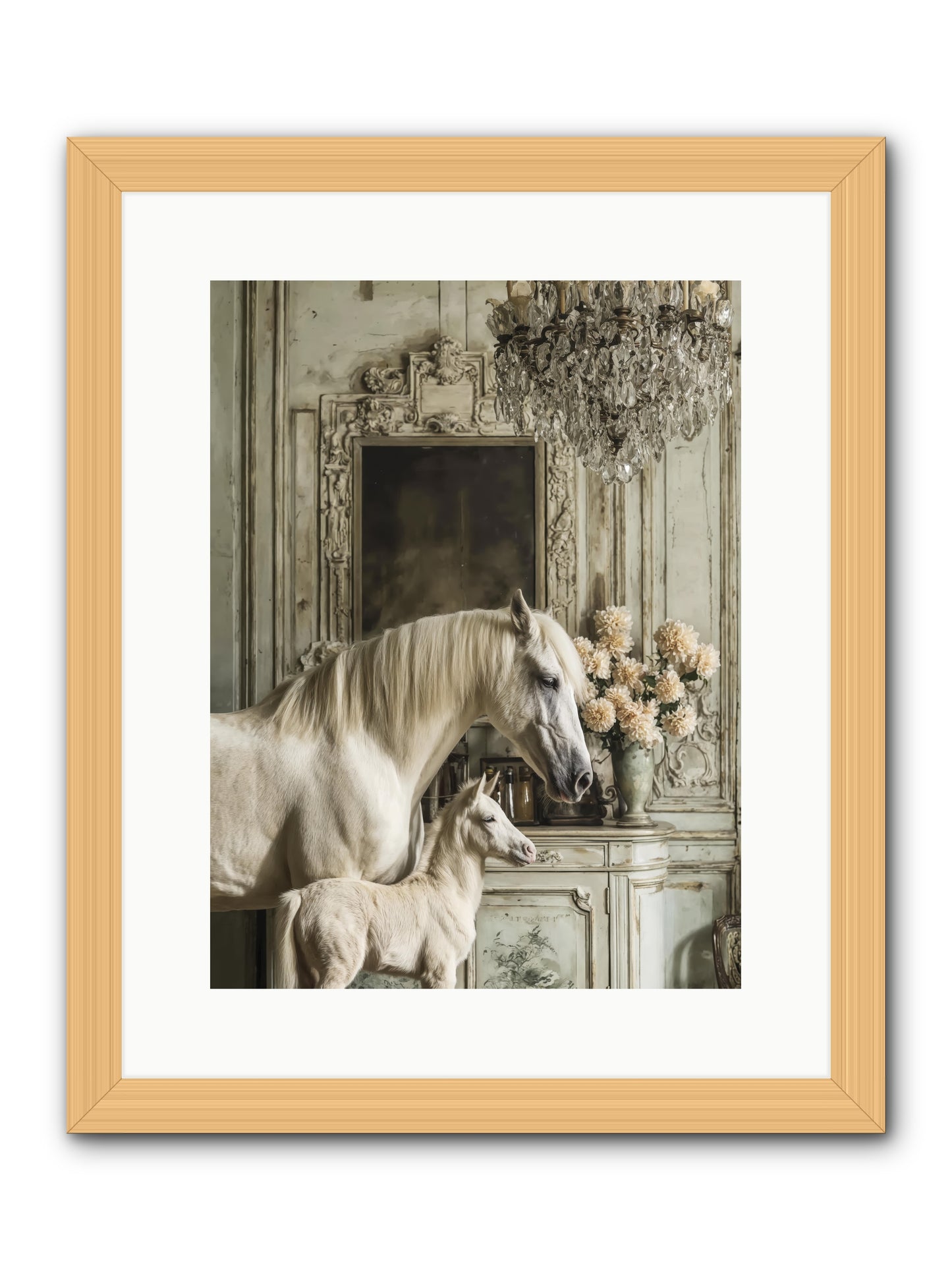 Wild-Honey -- Framed Print - Natural 12x16