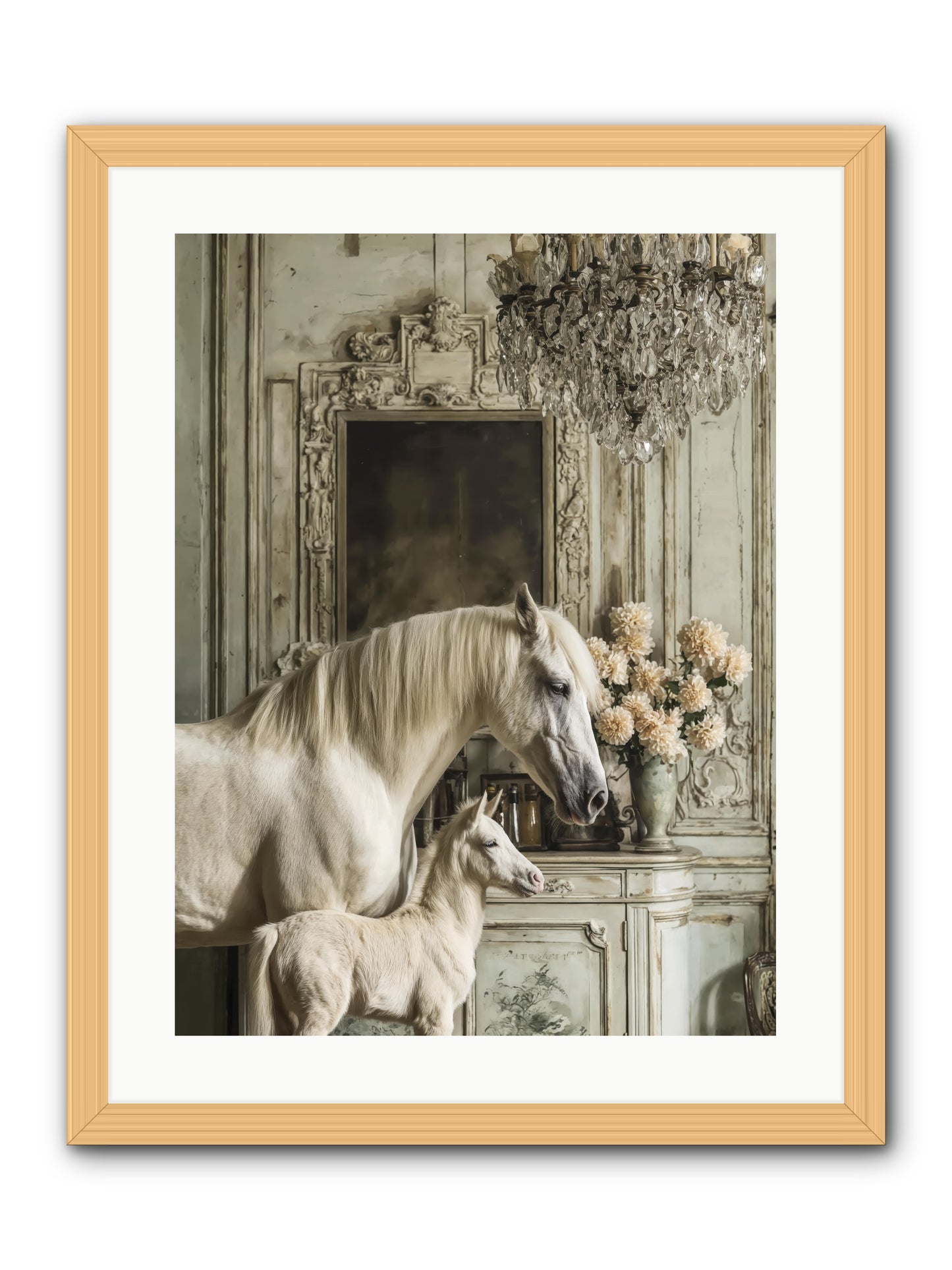 Wild-Honey -- Framed Print - Natural 18x24