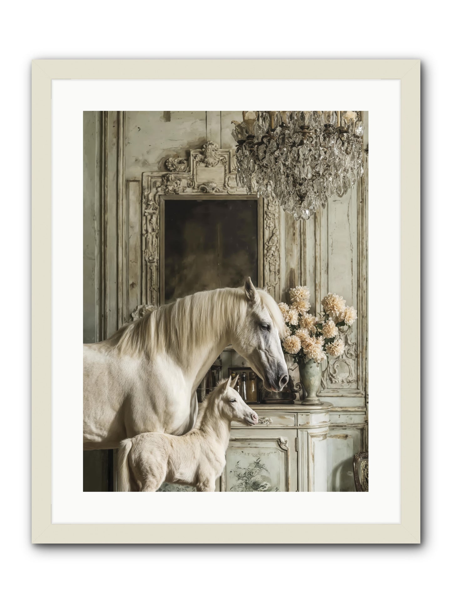 Wild-Honey -- Framed Print - White 18x24