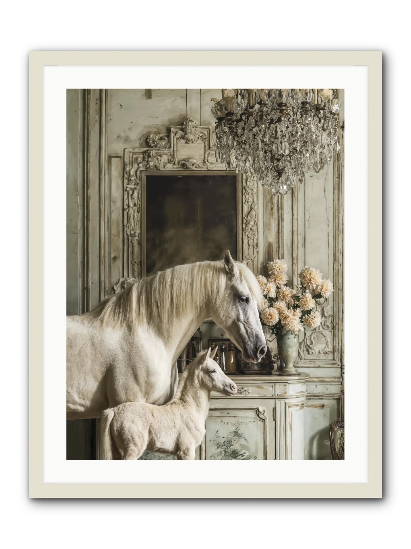 Wild-Honey -- Framed Print - White 24x32