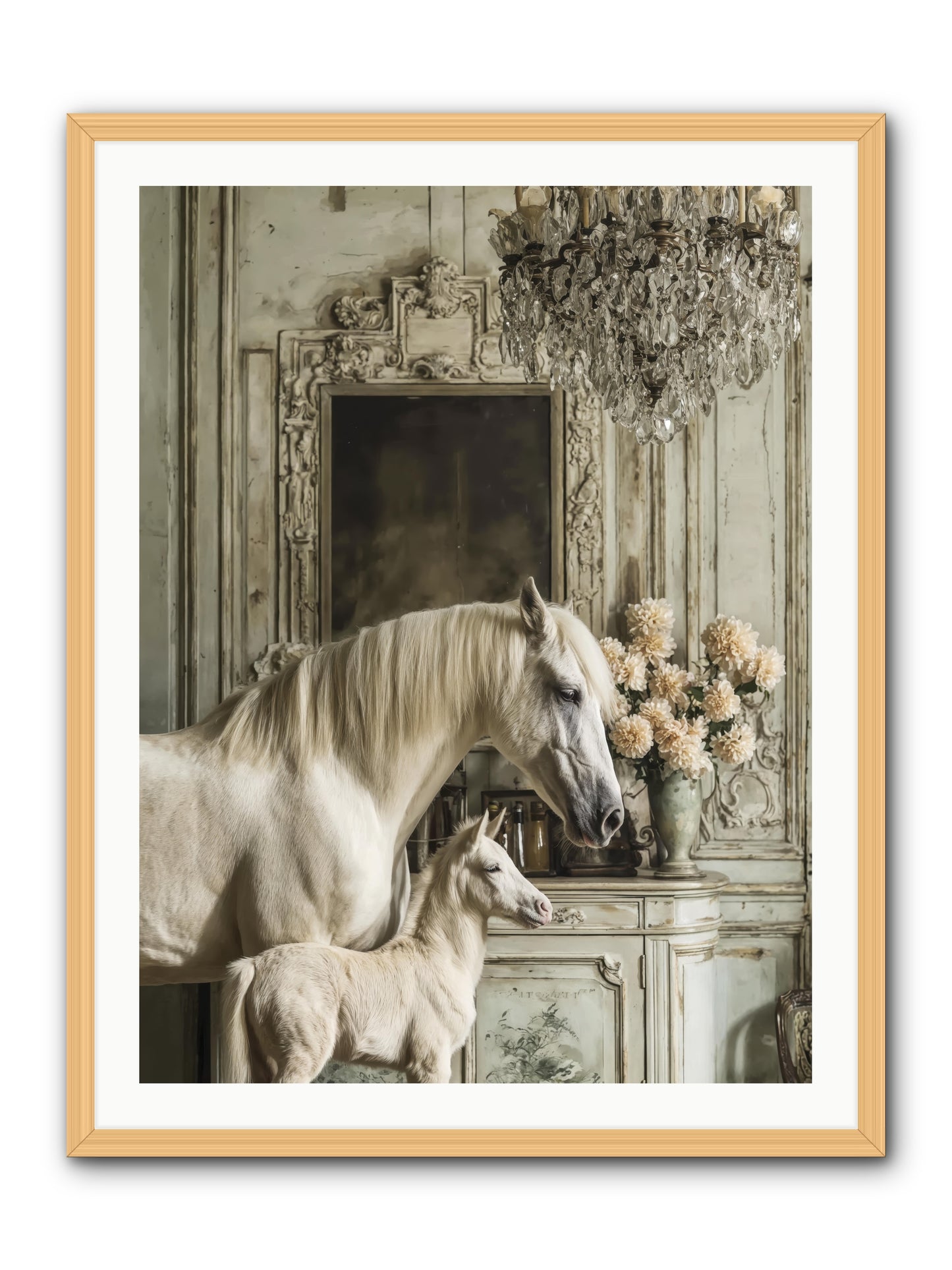 Wild-Honey -- Framed Print - Natural 30x40