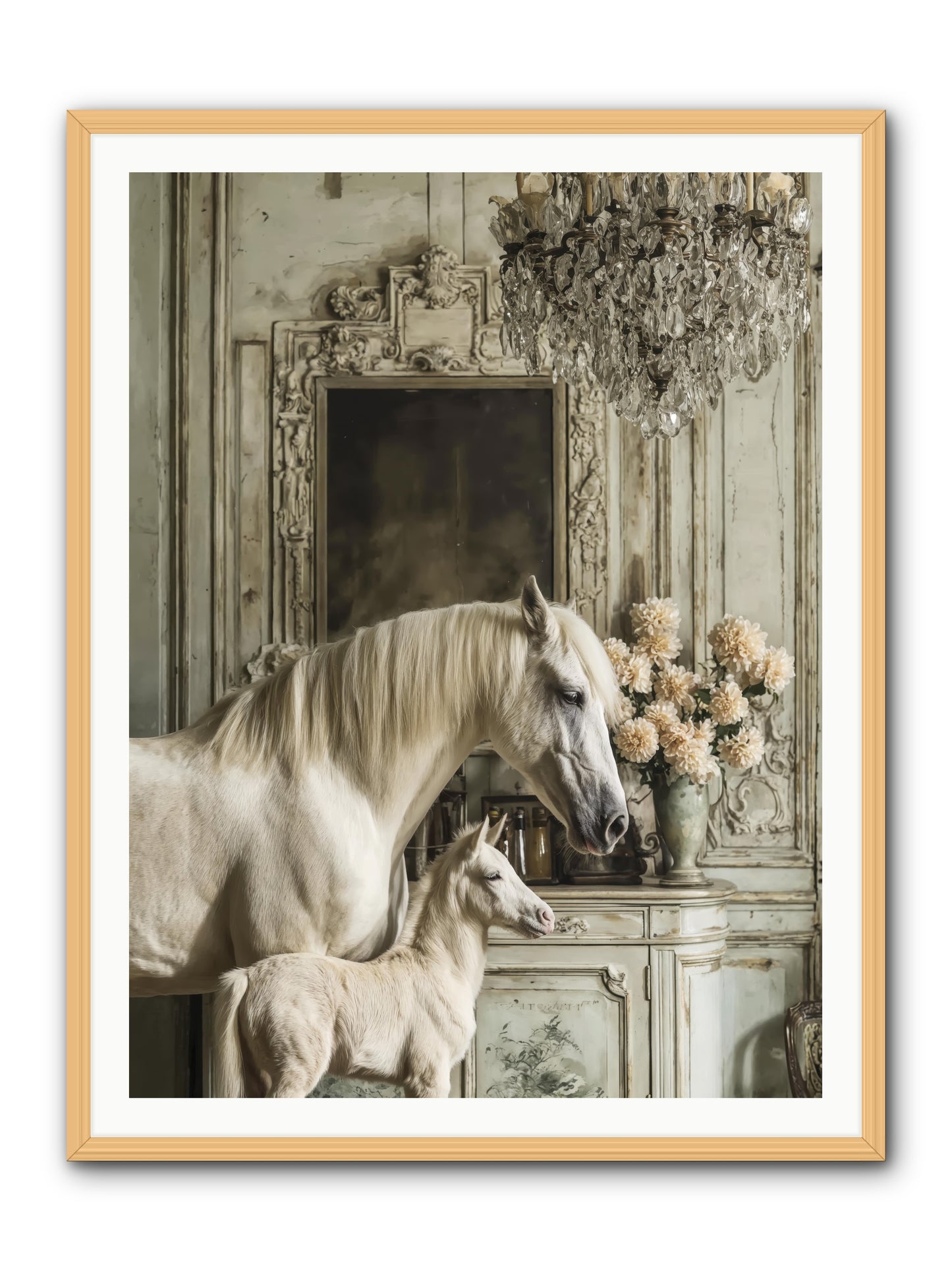 Wild-Honey -- Framed Print - Natural 36x48