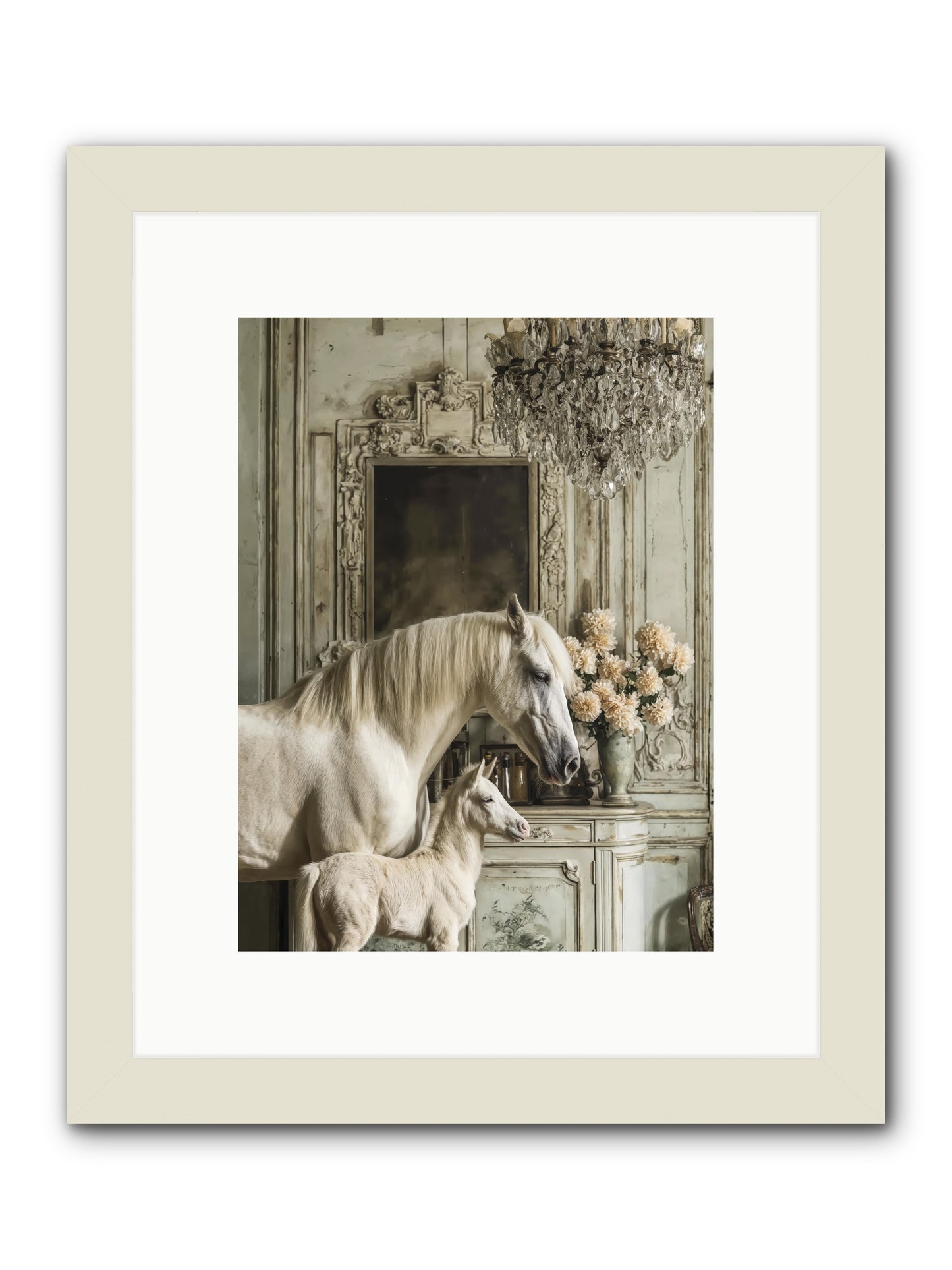 Wild-Honey -- Framed Print - White 9x12