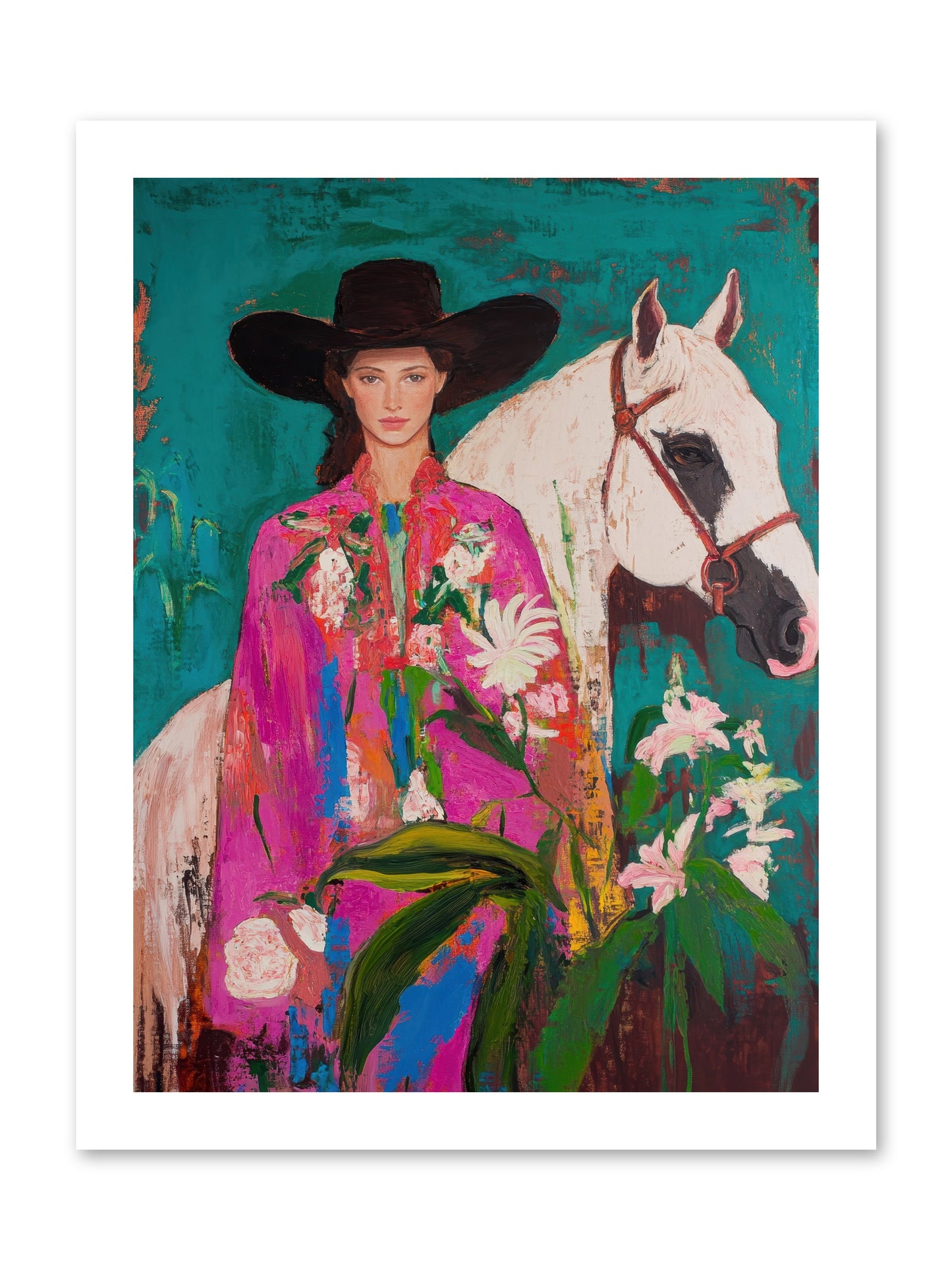 Wild Intuition -- Loose Canvas Print 12x16