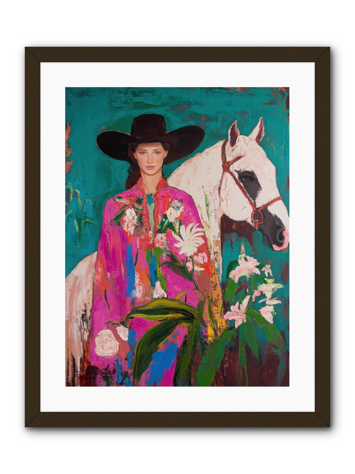 Wild Intuition -- Framed Print - Black 18x24