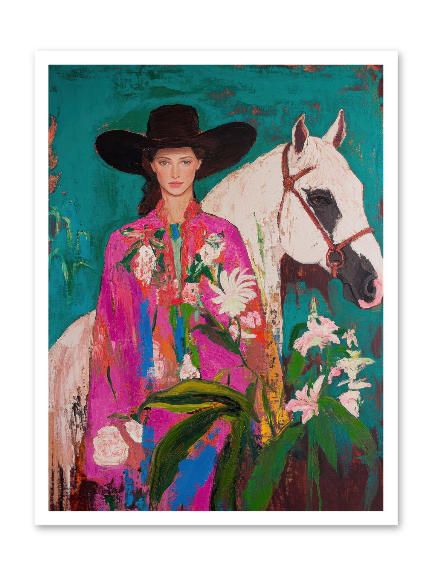Wild Intuition -- Loose Canvas Print 24x32
