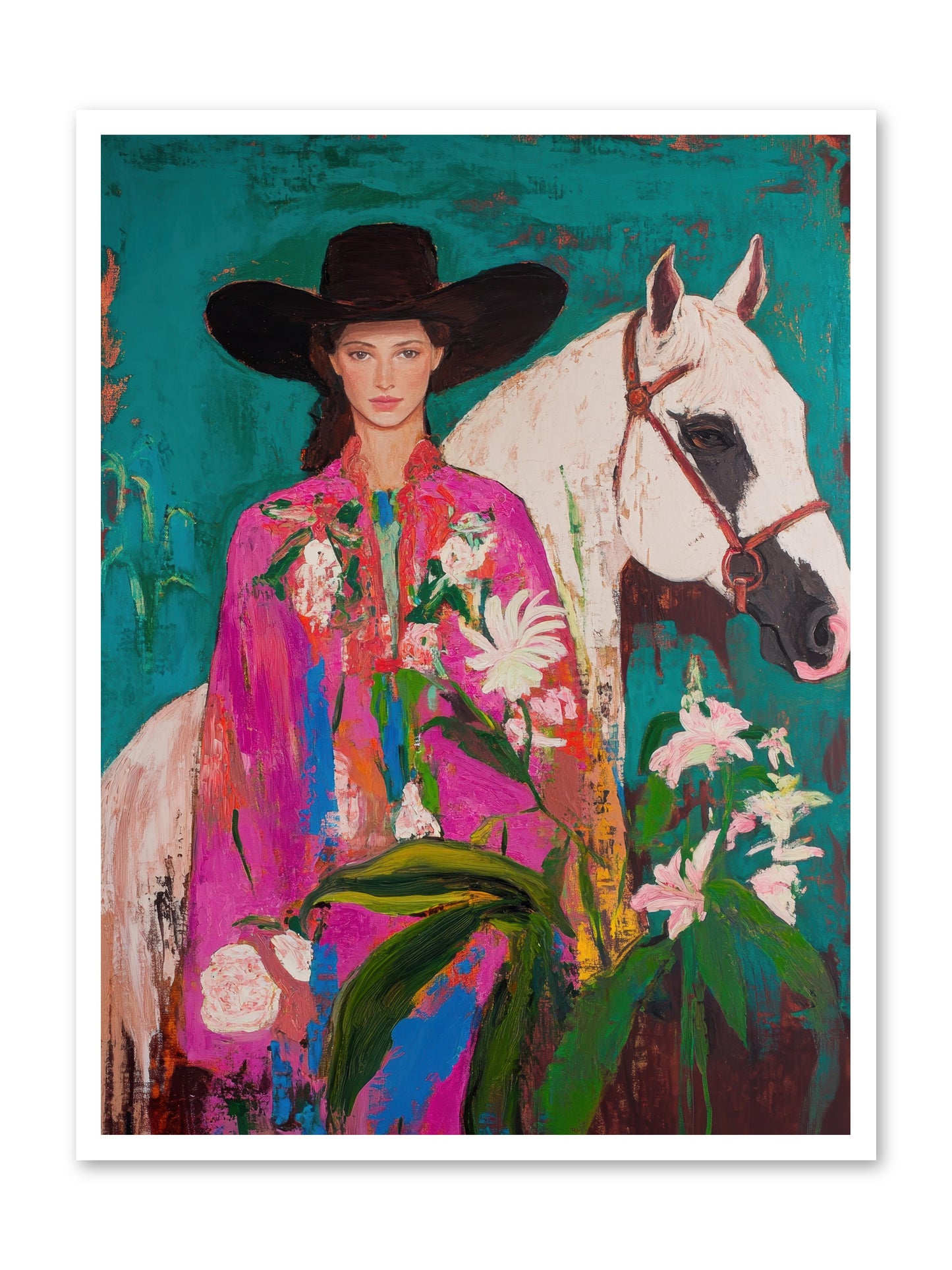 Wild Intuition -- Loose Canvas Print 30x40