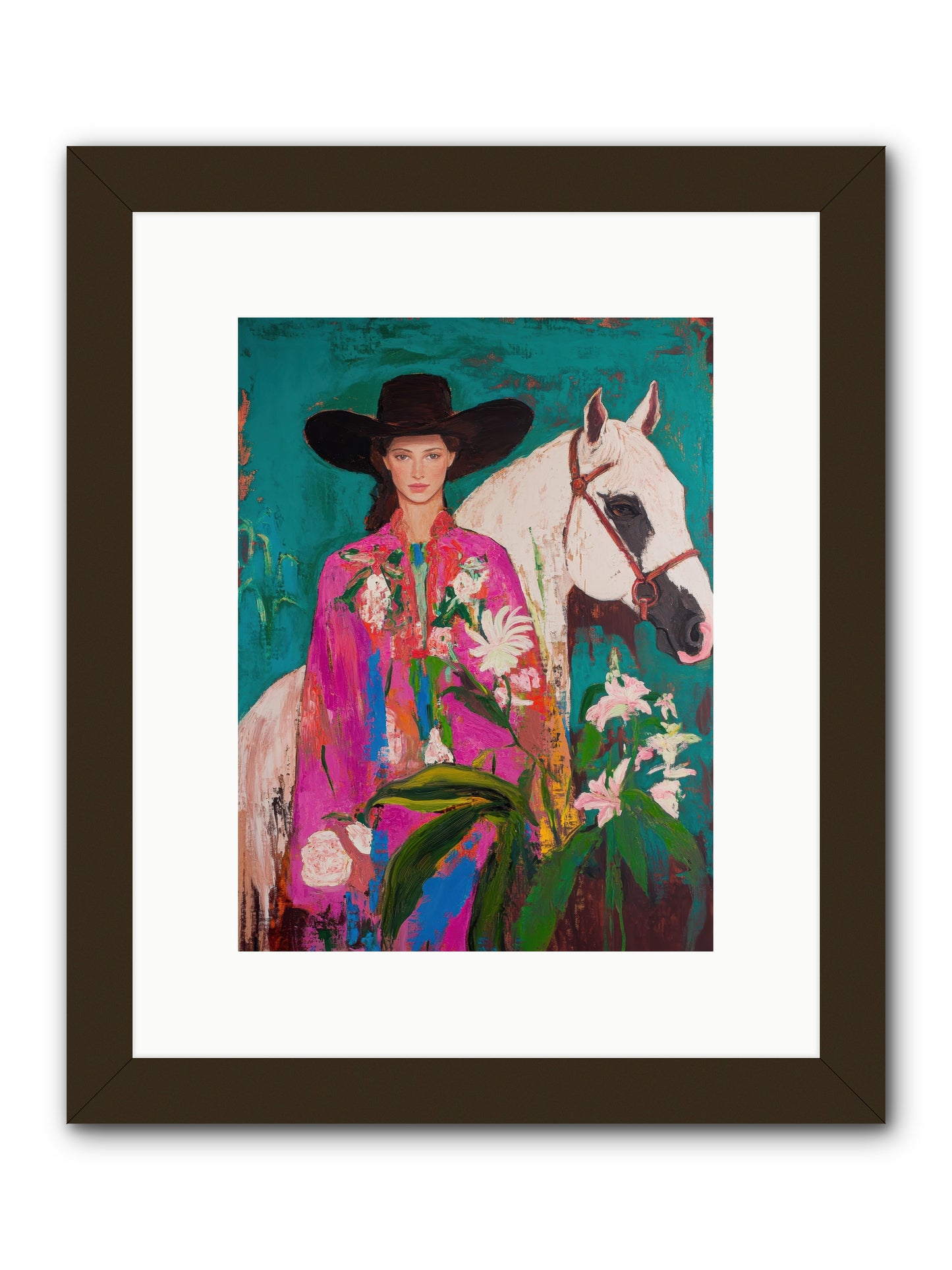 Wild Intuition -- Framed Print - Black 9x12