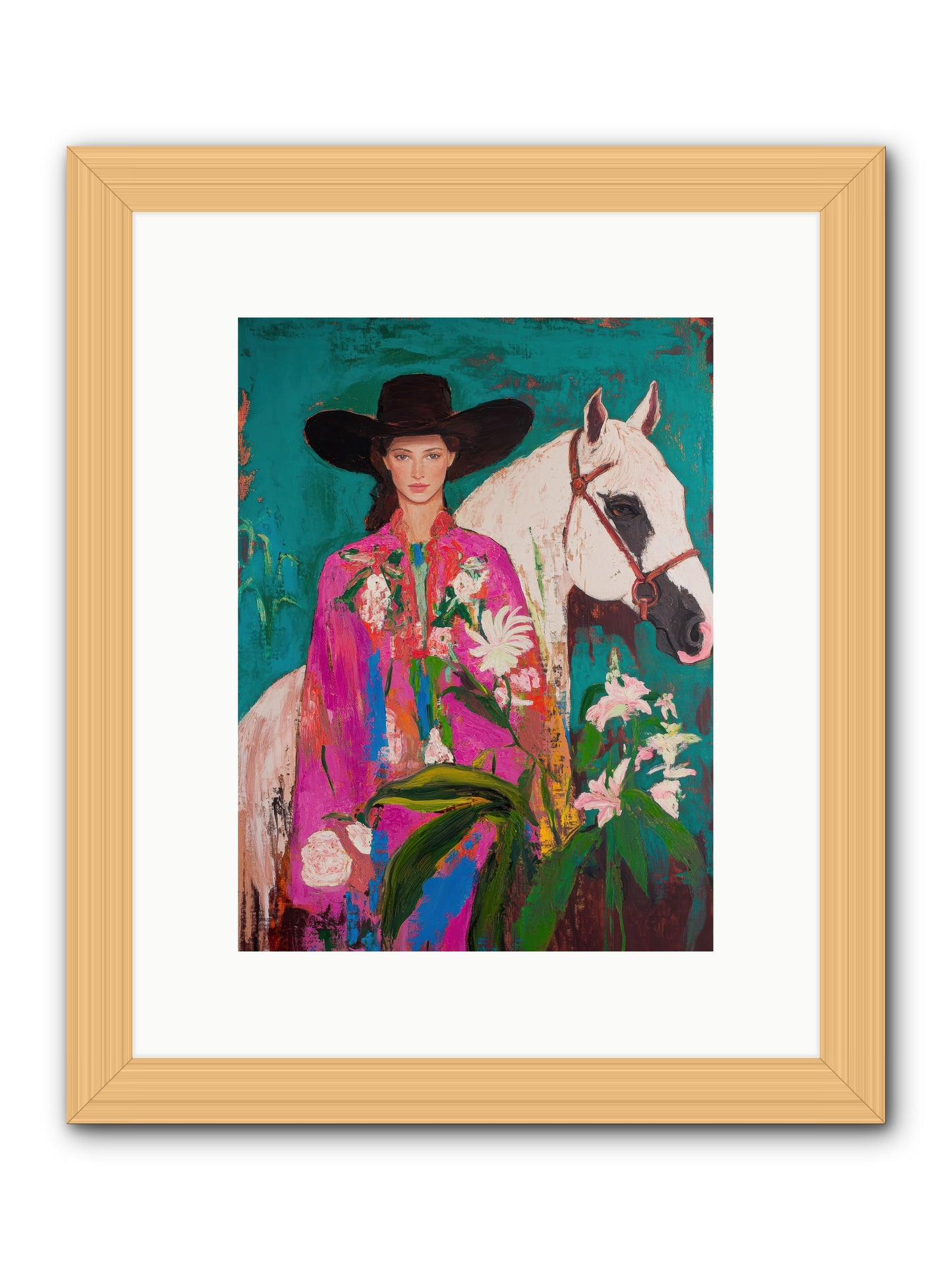 Wild Intuition -- Framed Print - Natural 9x12