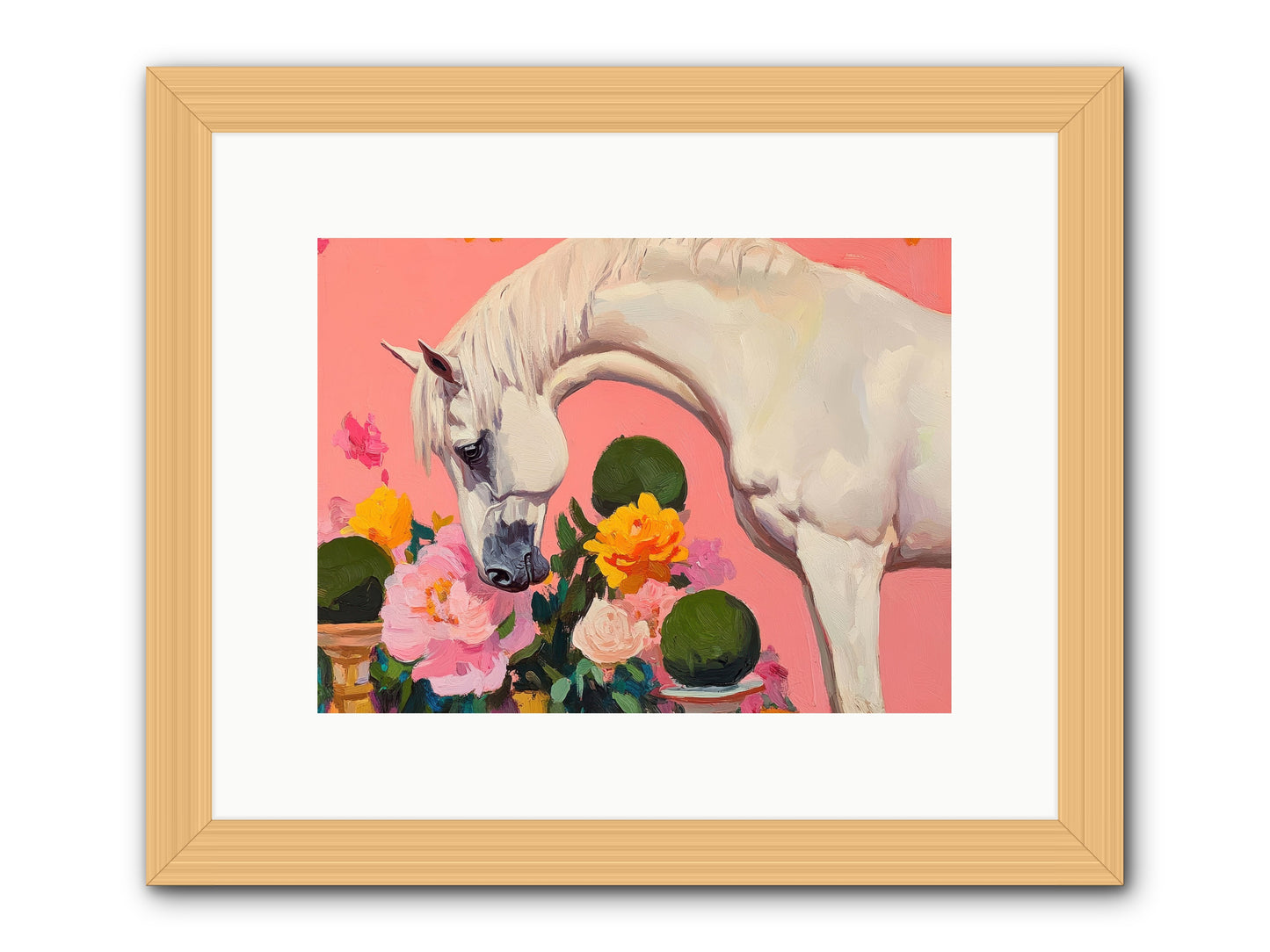 Wild Orchid -- Framed Print - Natural 12x9