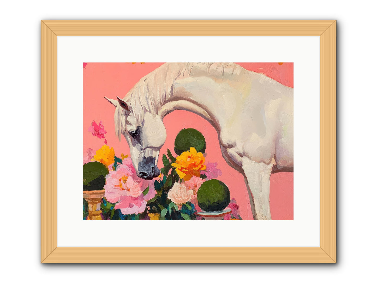 Wild Orchid -- Framed Print - Natural 16x12