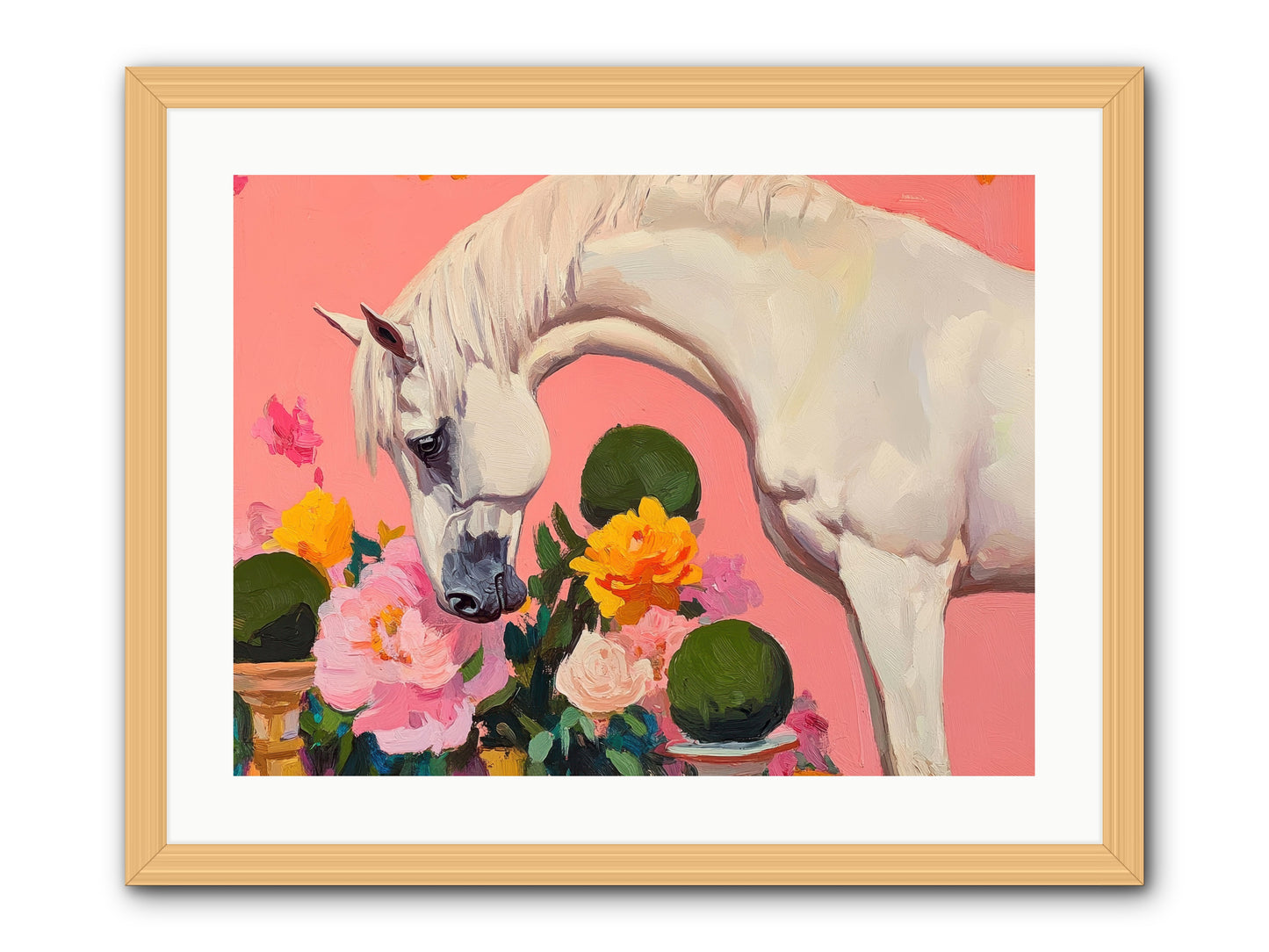 Wild Orchid -- Framed Print - Natural 24x18