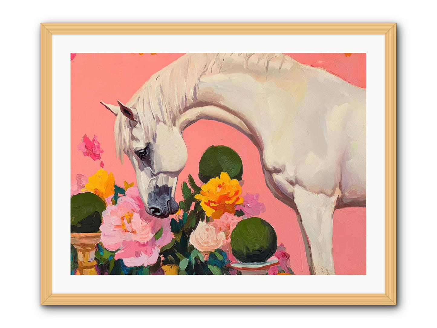 Wild Orchid -- Framed Print - Natural 32x24