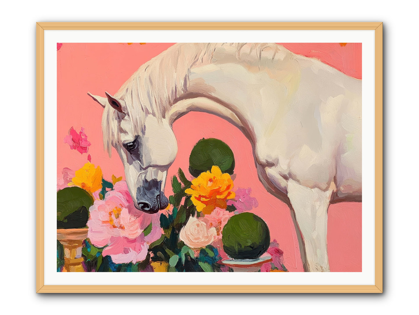 Wild Orchid -- Framed Print - Natural 48x36